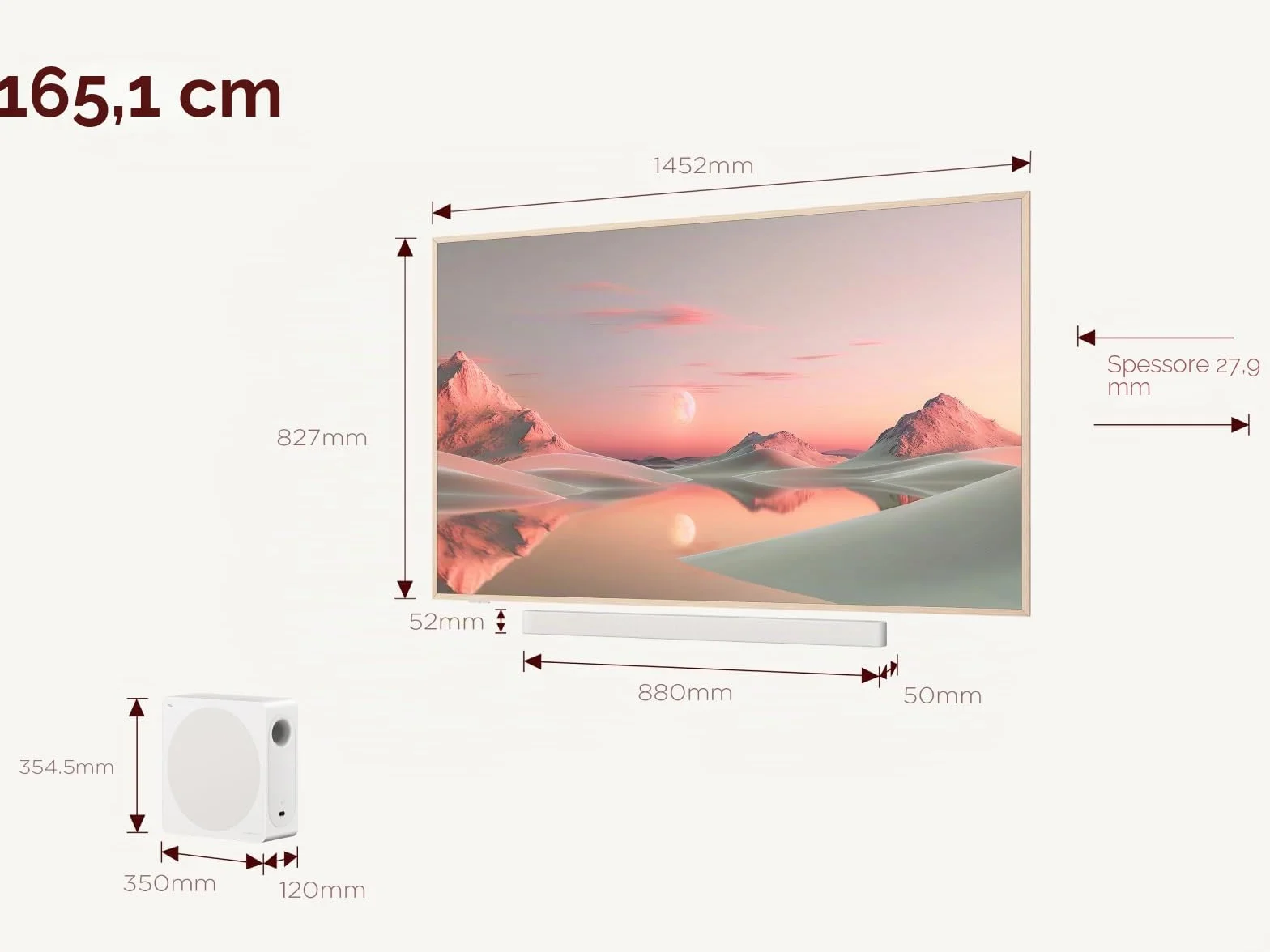 TCL NXTVISION A300 PRO 65-inch QLED PRO 4K Ultra HD TV, Google TV, Dolby Vision IQ, 144Hz Motion Clarity Pro