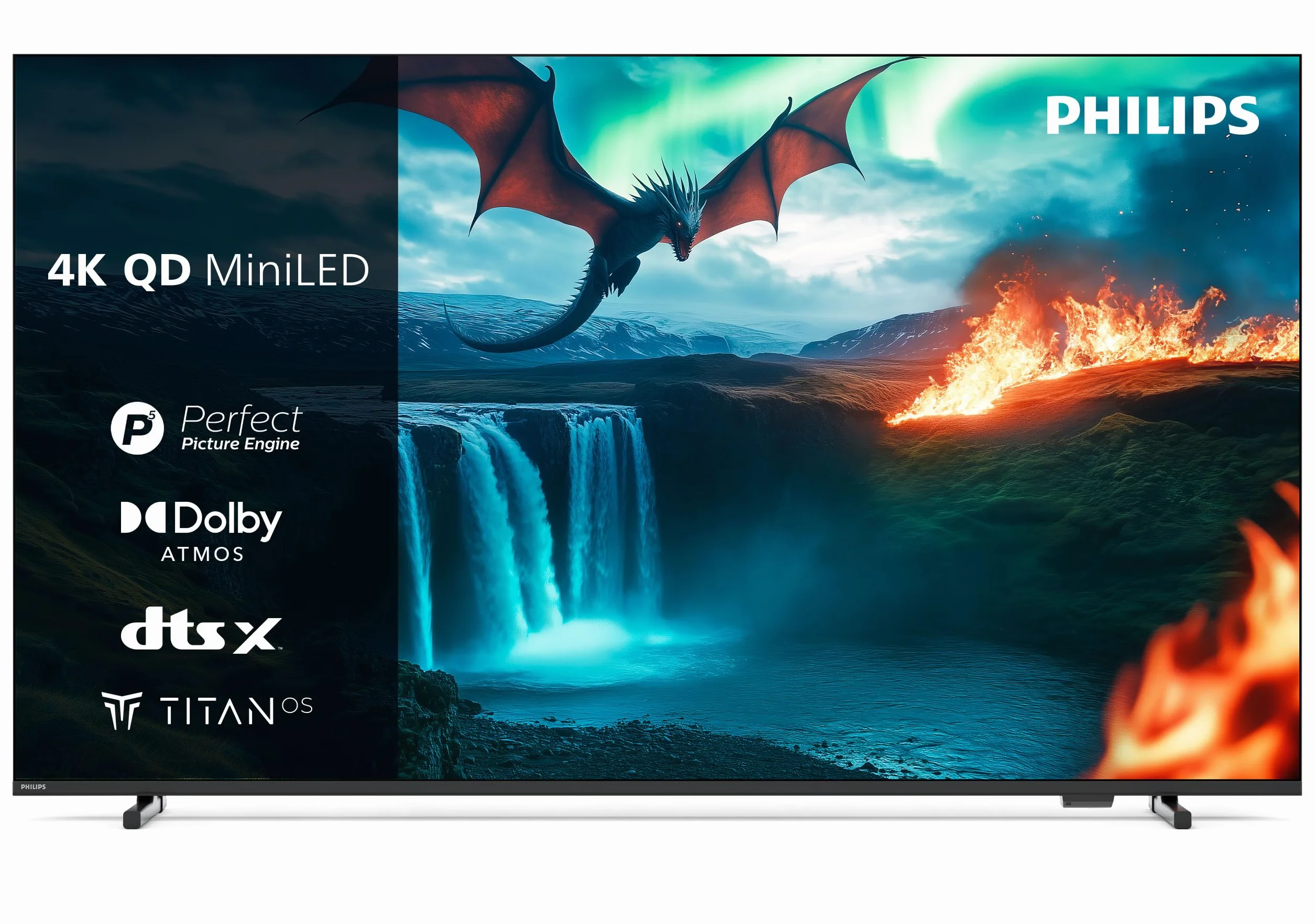 Philips 75MLED820 Mini LED 4K Smart TV 75'' P5 Perfect Picture Ultra HD Titan OS Dolby Vision Atmos