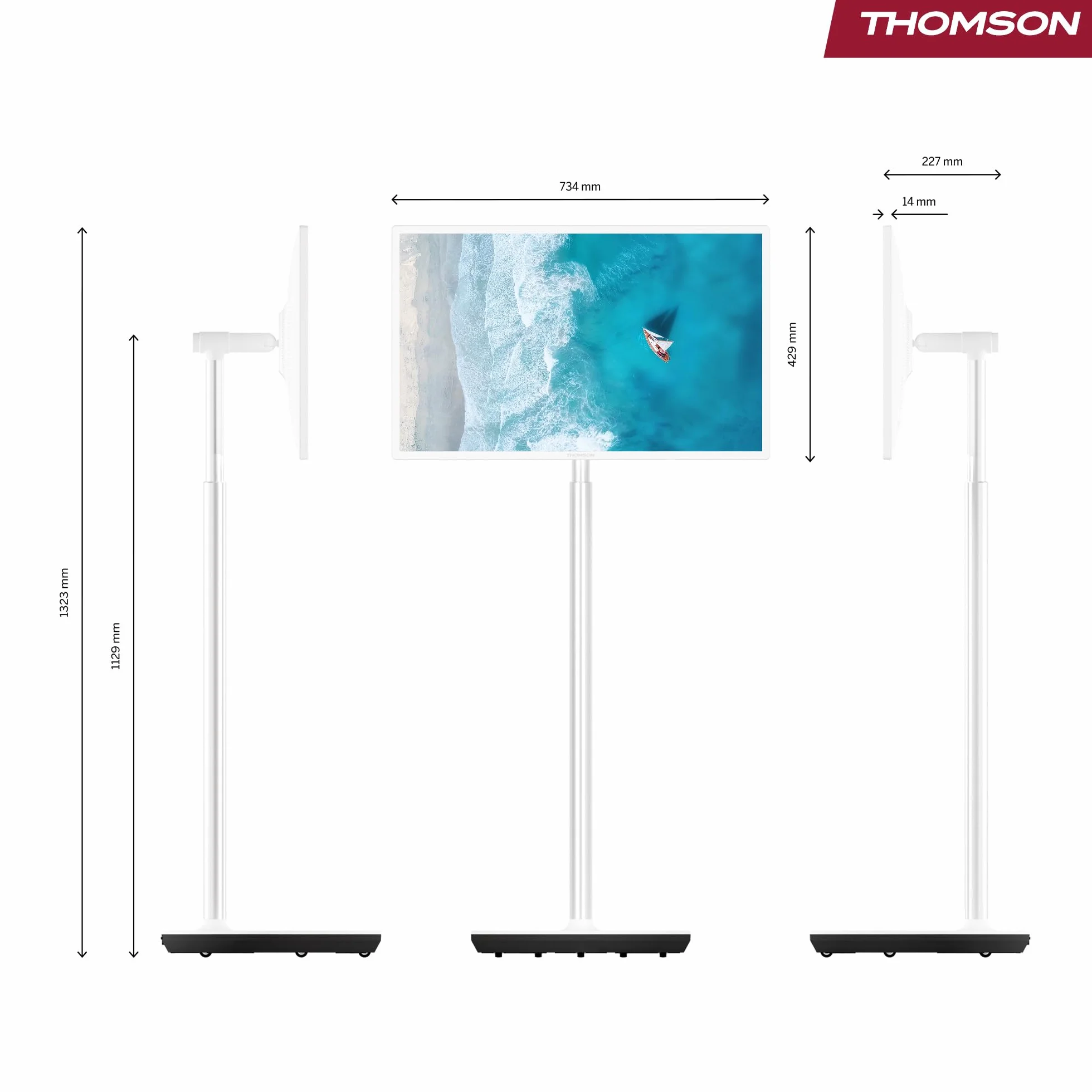 Thomson 32 Pollici TV Android Portatile HD 1366x768 Bluetooth 5.1 Wi-Fi HDMI 32HG4M45