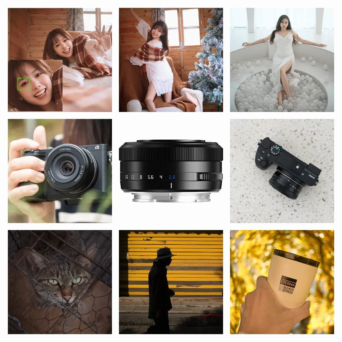 TTARTISAN 27mm F2.8 obiettivo autofocus APS-C per fotocamera mirrorless solo per fotocamere Sony E-mount A5000 A6600 NEX-3 NEX-3N NEX-7 NEX5 CA7 A7I A7R A7S A7SI A7SII A9 e altro.(nero)