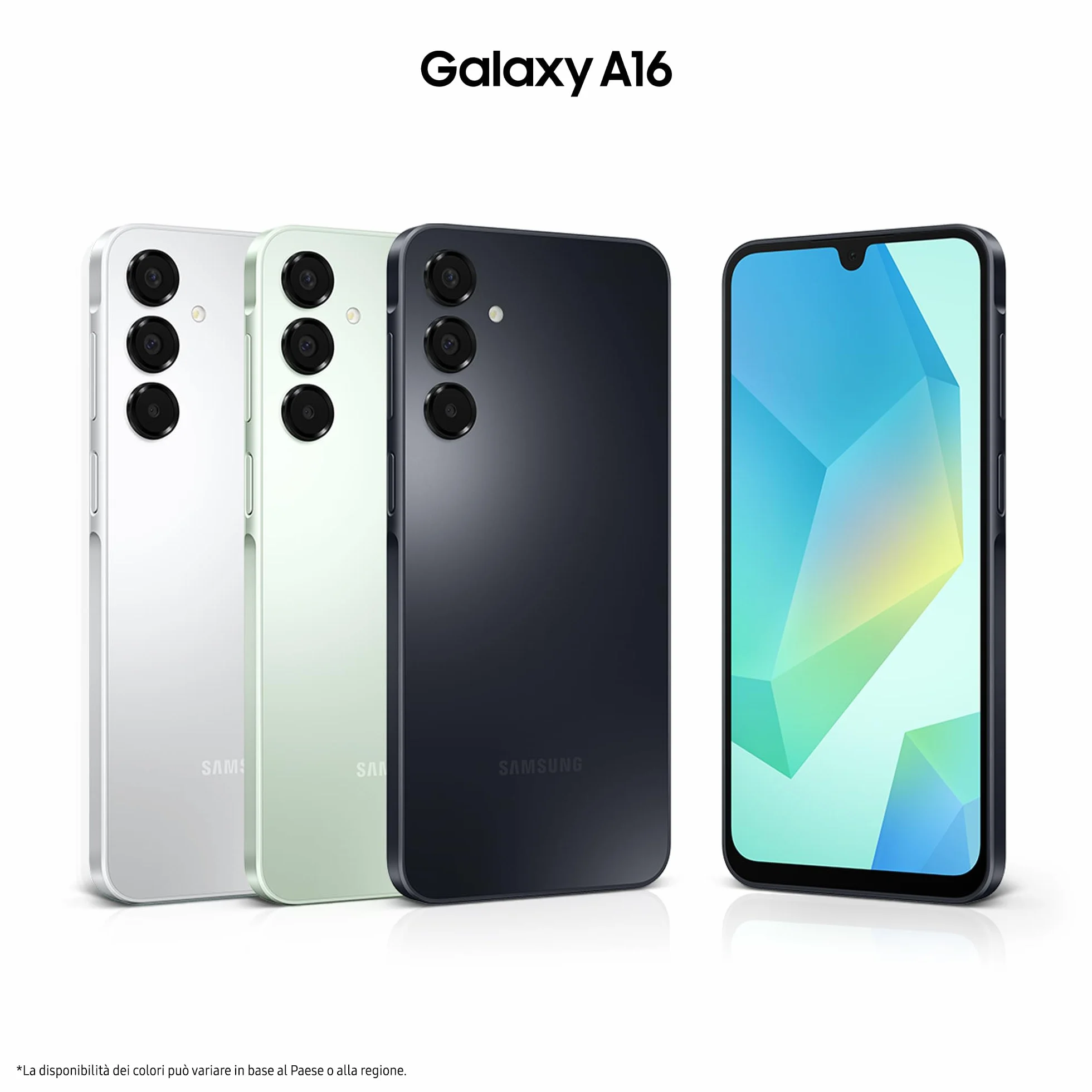 Samsung Galaxy A16, 3 anni di Garanzia del produttore, Android 14, Display Super AMOLED 6.7" FHD+, 4GB RAM, 128GB, Batteria 5.000 mAh, IP54, memoria espandibile, Black [Versione Italiana]