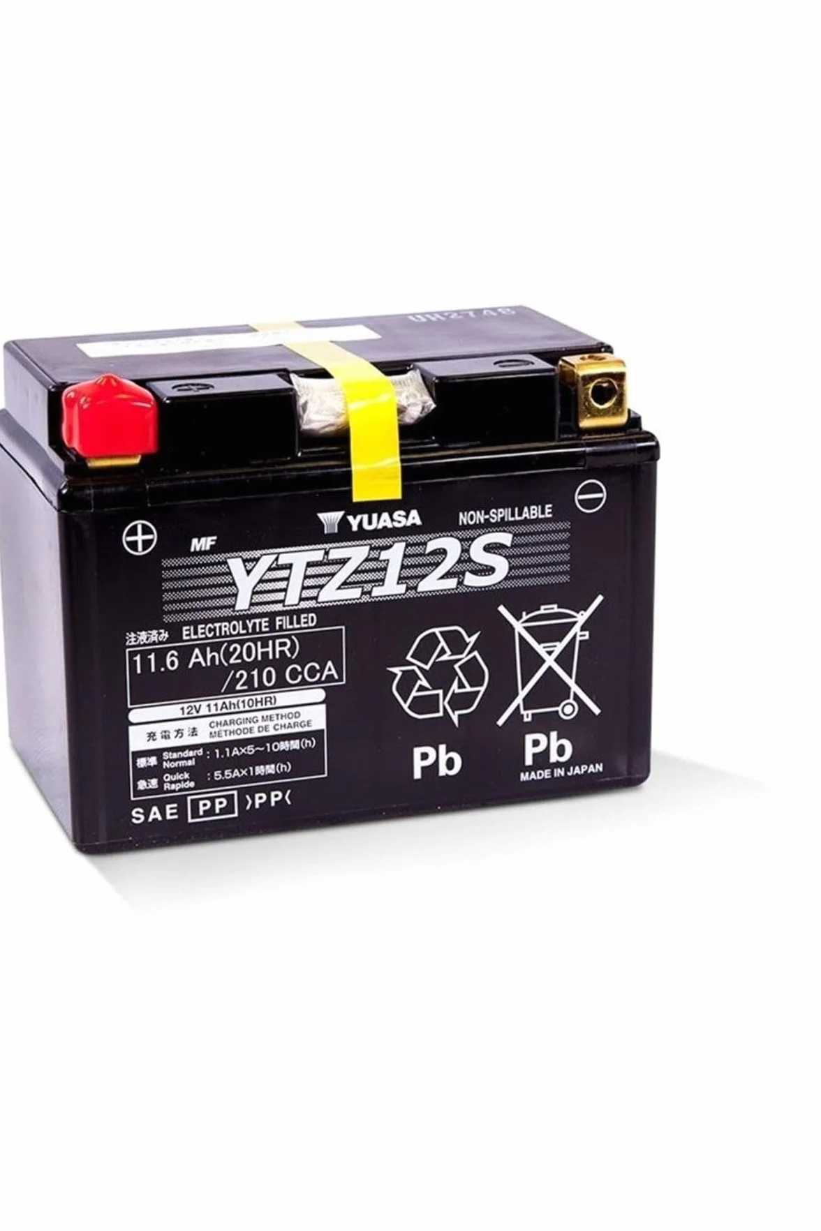 Yuasa YTZ12S AGM Batterie Avviamento Moto