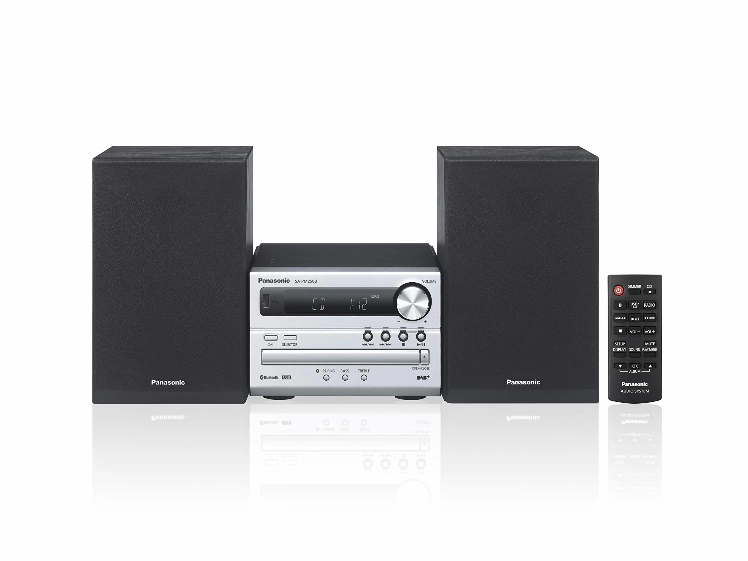 Panasonic SC-PM250BEGS Amplificatore digitale DAB+ Lettore CD Radio FM USB