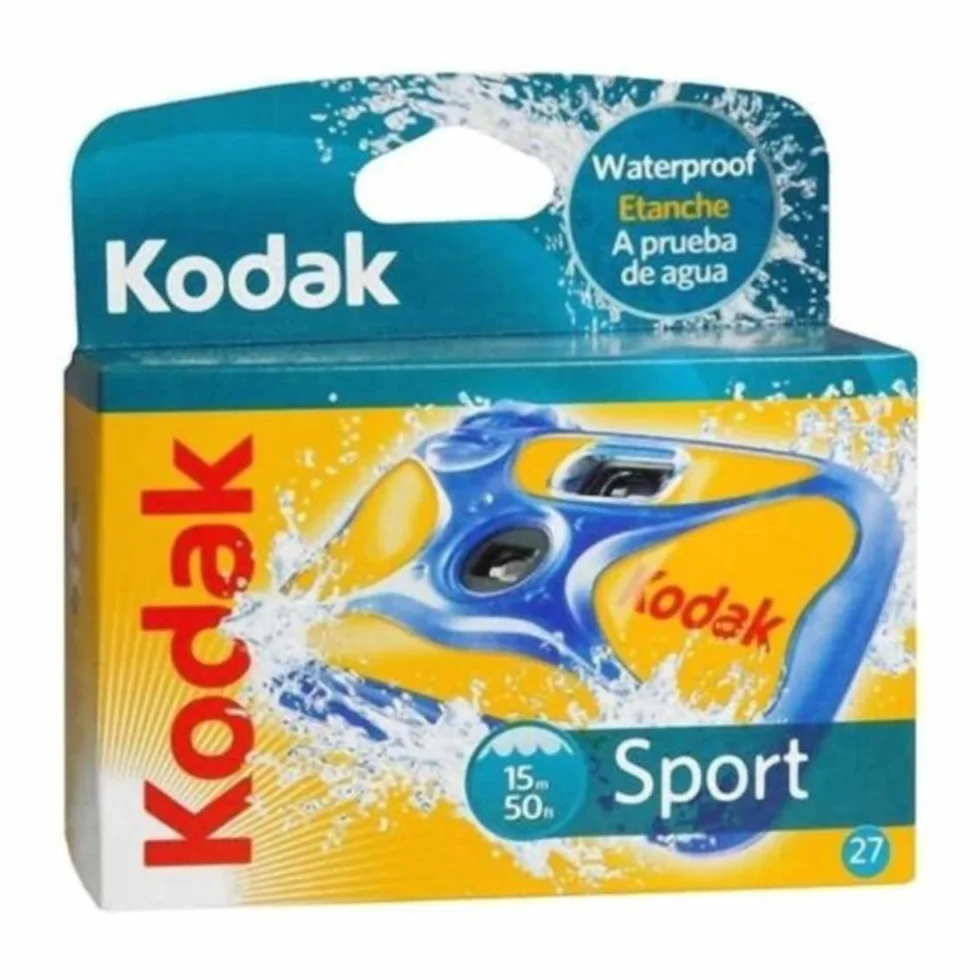 Kodak Fotocamera monouso subacquea per sport con pellicola a 27 esposizioni a 800 velocità (confezione da 2)