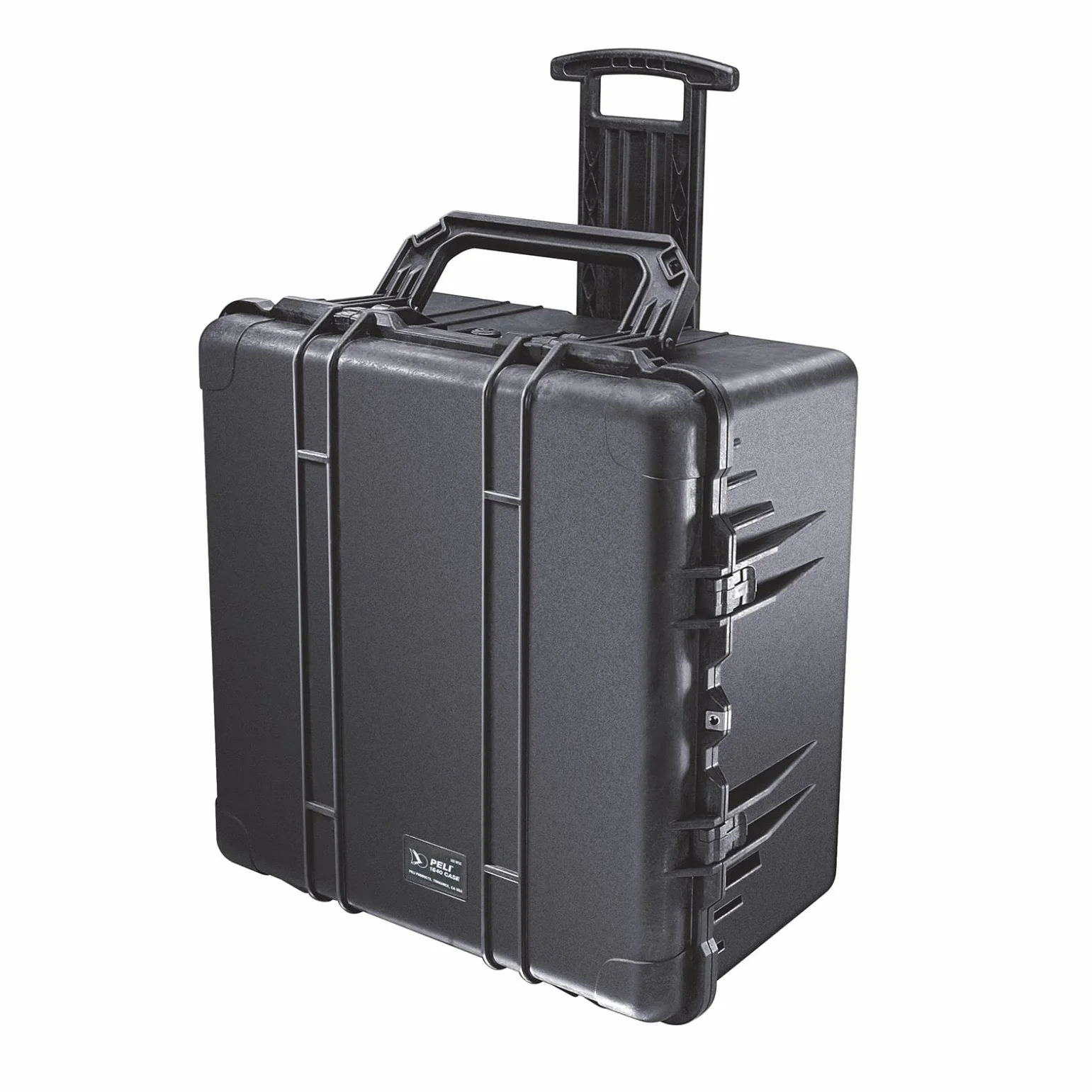PELI 1640 Caso di trasporto pesante, IP67 Impermeabile e a prova di polvere, Capacità di 130L, Prodotto in USA, Con Inserto in schiuma personalizzabile, Colore Nero