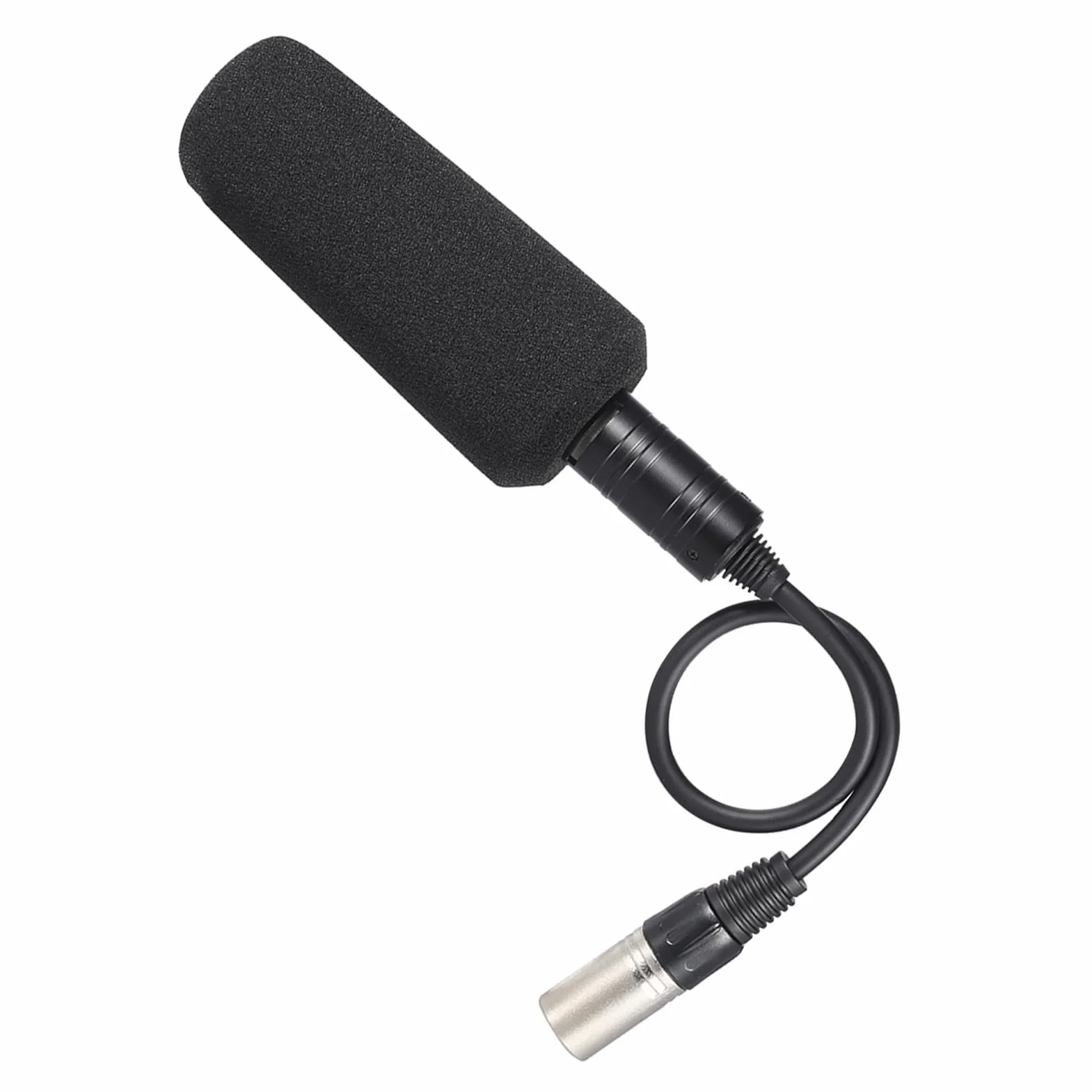 Andoer Microfono XLR Condensatore Stereo Microfono per Videocamera per Sony Panasonic Videocamera Intervista Registrazione VideoIntervista Registrazione Video