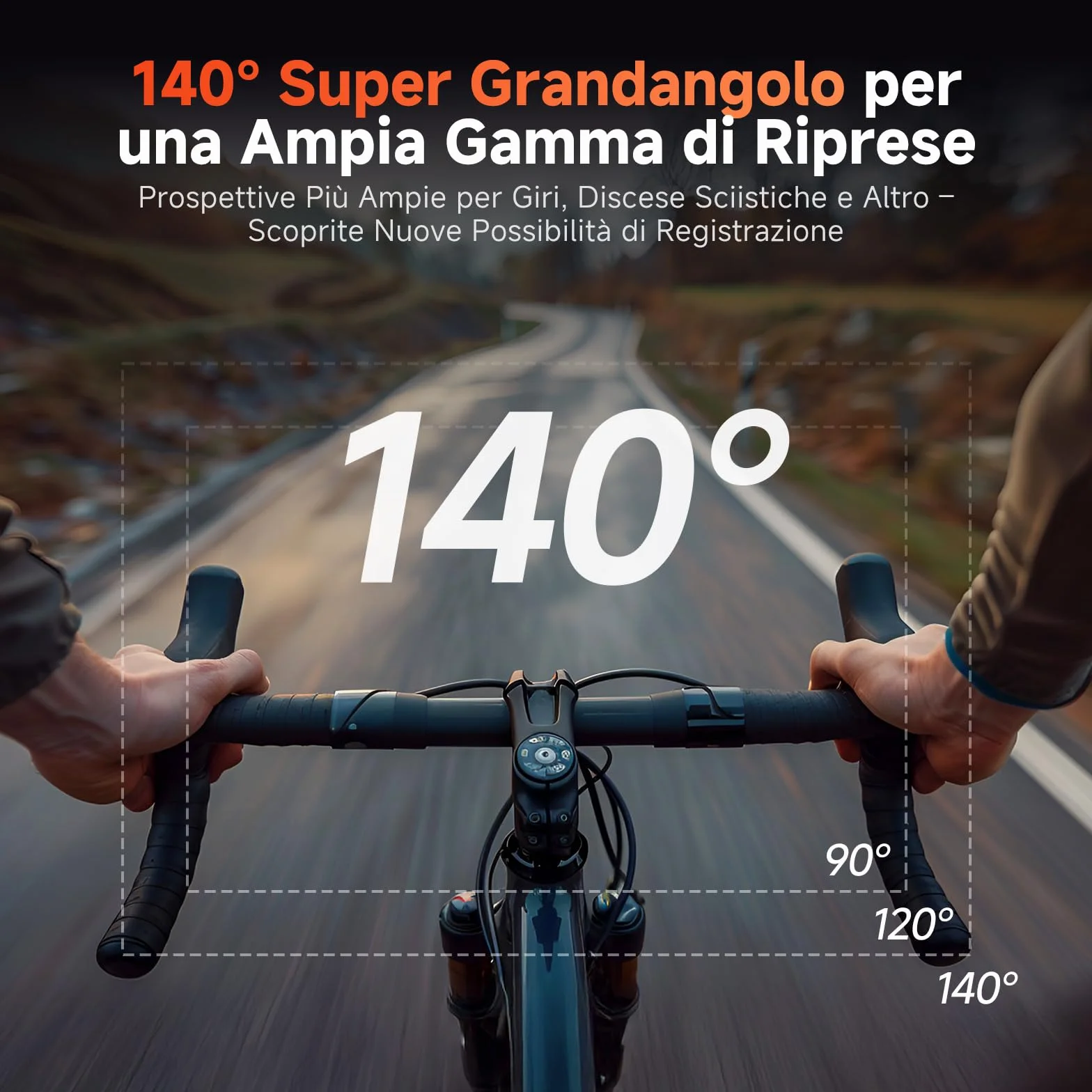 Rollei Actioncam 372 - Action-Camcorder con risoluzione video Full HD da 1080p/30 fps, Obiettivo grandangolare, impermeabile fino a 30 m, incl. custodia subacquea - Nero