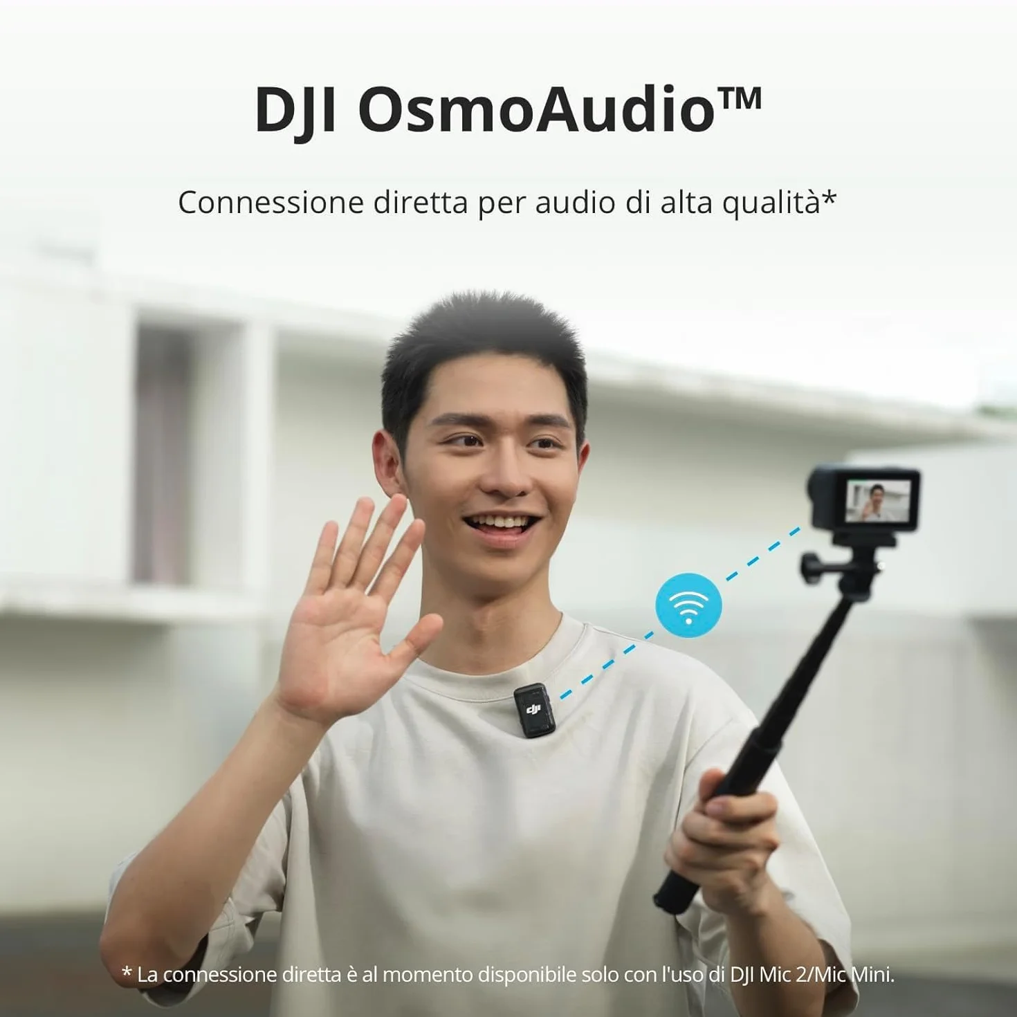 DJI Osmo Action 4 Combo Standard cam impermeabile 4K/120fps con sensore 1/1.3”, incredibili immagini con scarsa illuminazione, prestazioni cromatiche a 10 bit e D-Log M, batteria da 1770 mAh