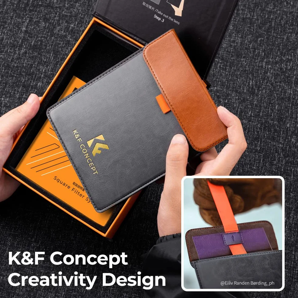 K&F CONCEPT Nano-X Filtri a Lastra Reverse GND 16 (1.2) da 100x150mm in Vetro Ottico con 28 Strati Rivestimento Nano Compatibile Nano-X Porta Filtri per Lente