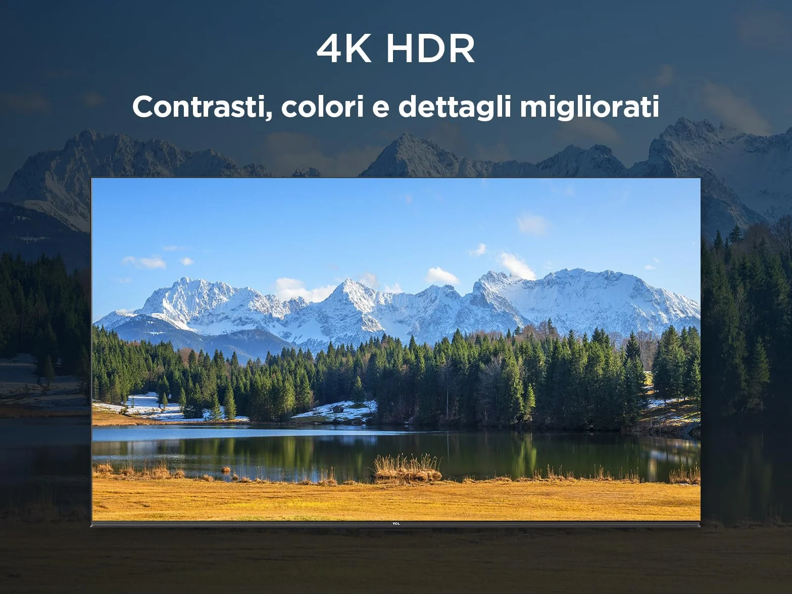 TCL 55V6C Smart TV 55" 4K HDR Google TV Dolby Audio Motion Clarity