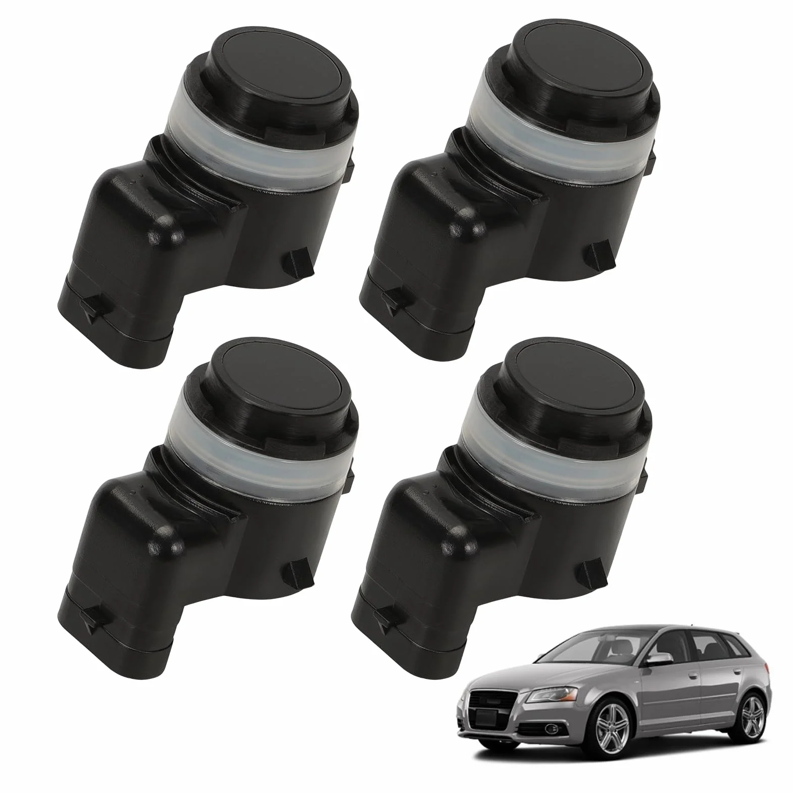LDLRVeX Sensore parcheggio posteriore per Audi A3 1.4L–2.0L 2013, BMW X3 F25 1.6L–3.0L 2010–2017 e Octavia III 5q0919275a, 3 pin, sensori assistenza park assist