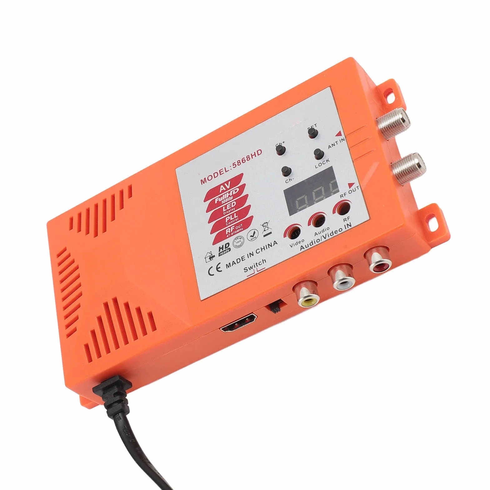 Interfaccia Multimediale HD Modulatore RF Plug and Play 100-240 V NTSC PAL Commutatore Canale Console Gioco