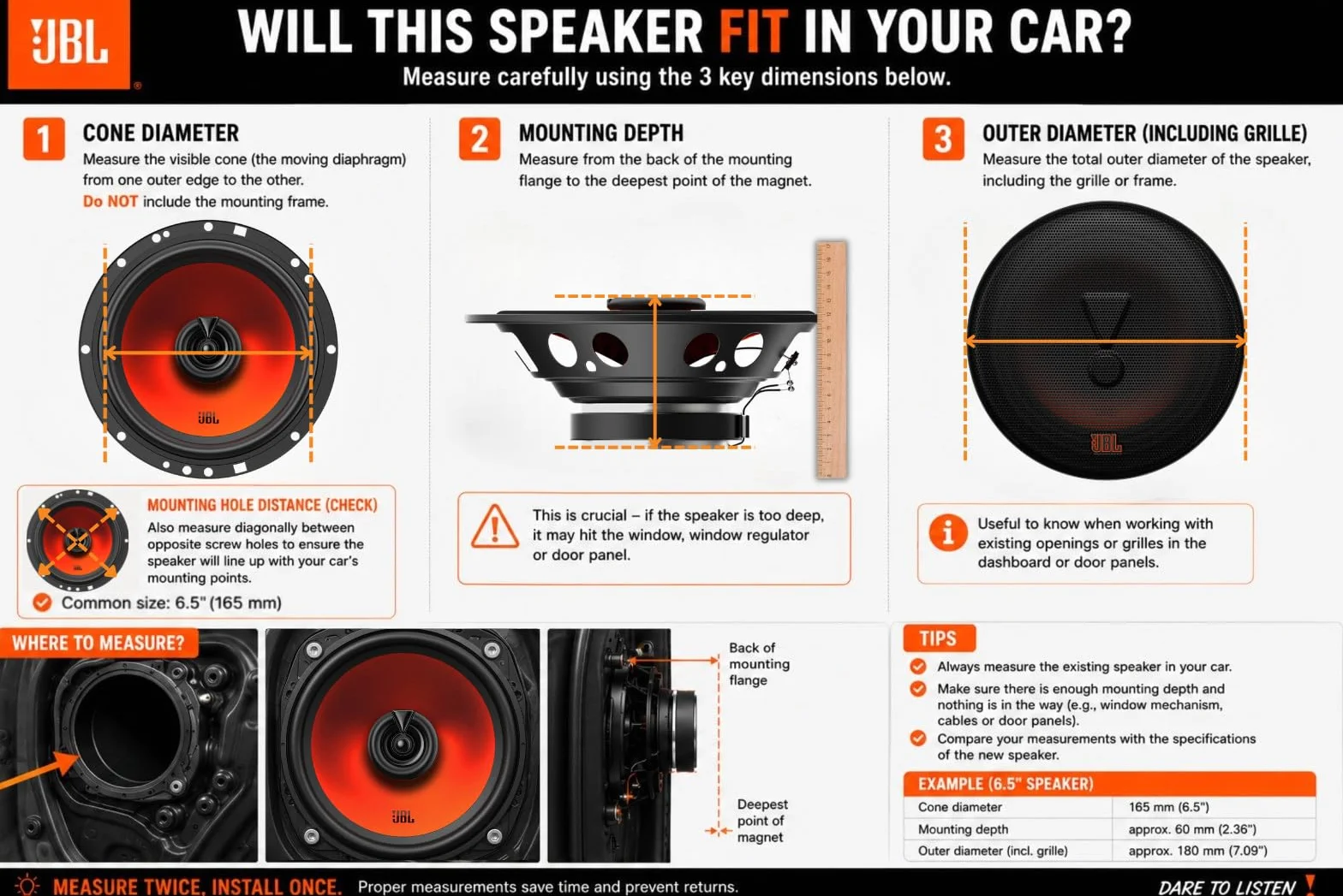 JBL Stage1 42F Altoparlante Auto Coassiale 100mm 4" con 40W RMS e 320W Max, sensibilità 88dB, risposta 85Hz–20kHz e impedenza 4 ohm per un audio nitido, uniforme e prestazioni sempre affidabili