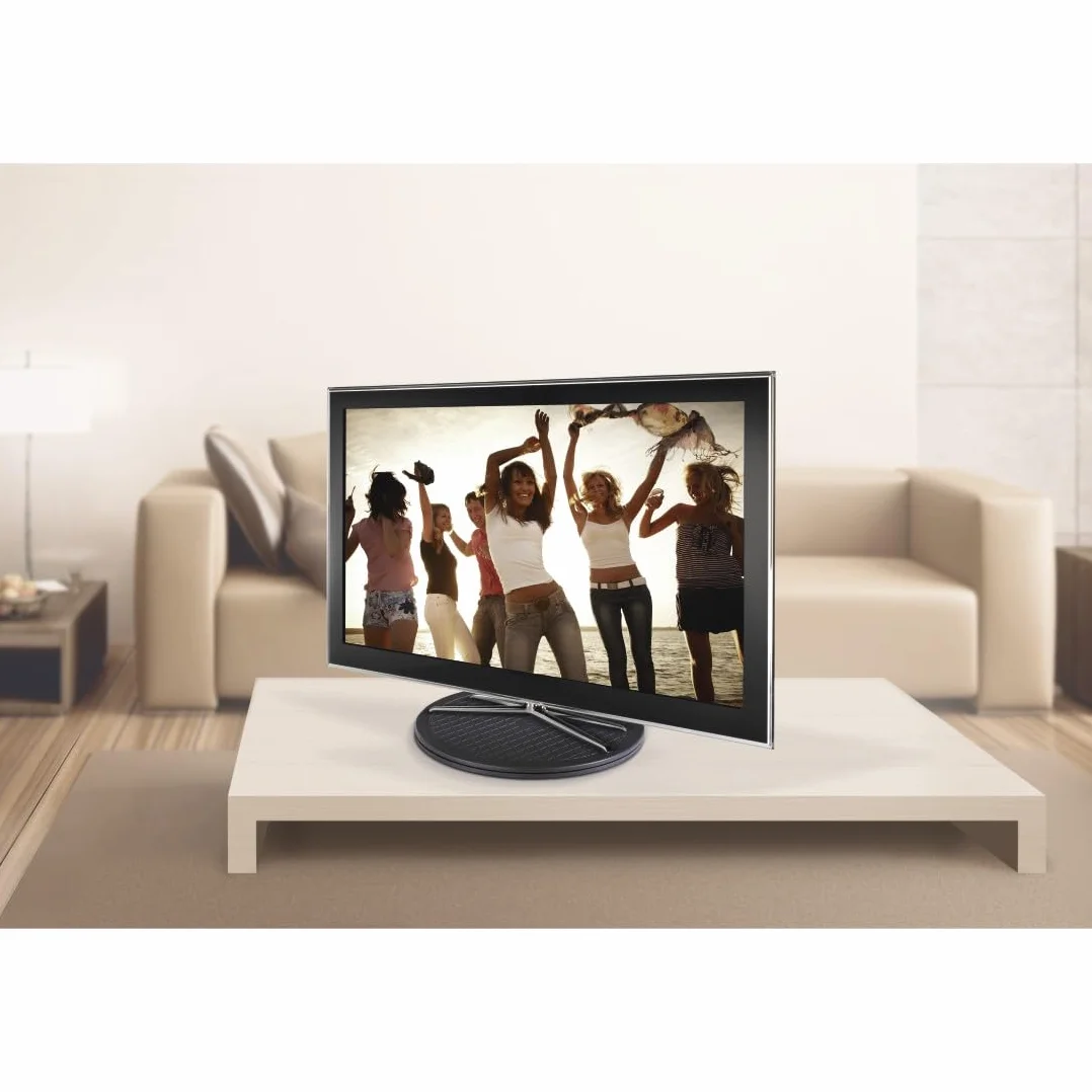 HAMA Supporto universale girevole per TV, nero, 80 kg (Ø 32 cm)