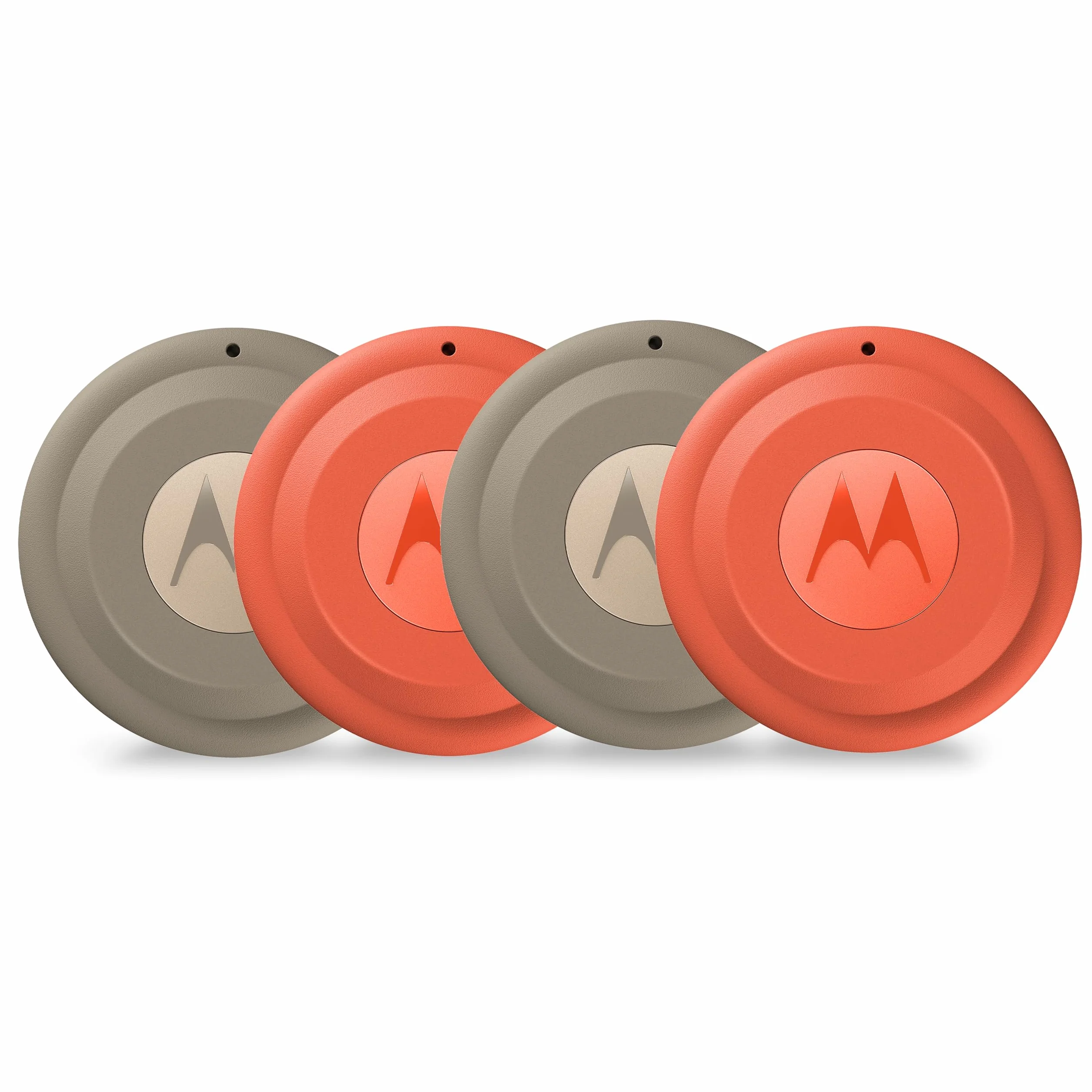 Motorola Moto Tag 2 (4-Pack), Tracker Android™, Bluetooth Channel Sounding + UWB, Protezione IP68, Batteria Lunga Durata, Pantone Arabesque & Laurel Oak