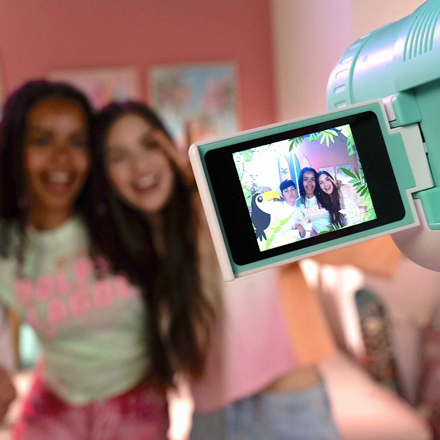 Canal Toys - Videocamera Proiettore Blu per Bambini 3 in 1 - Cattura i tuoi Momenti preferiti e Proiettali - Regalo Bambina e Bambini 8 Anni in su - Funzione Cast Telefono - 27 Effetti - CLK 039