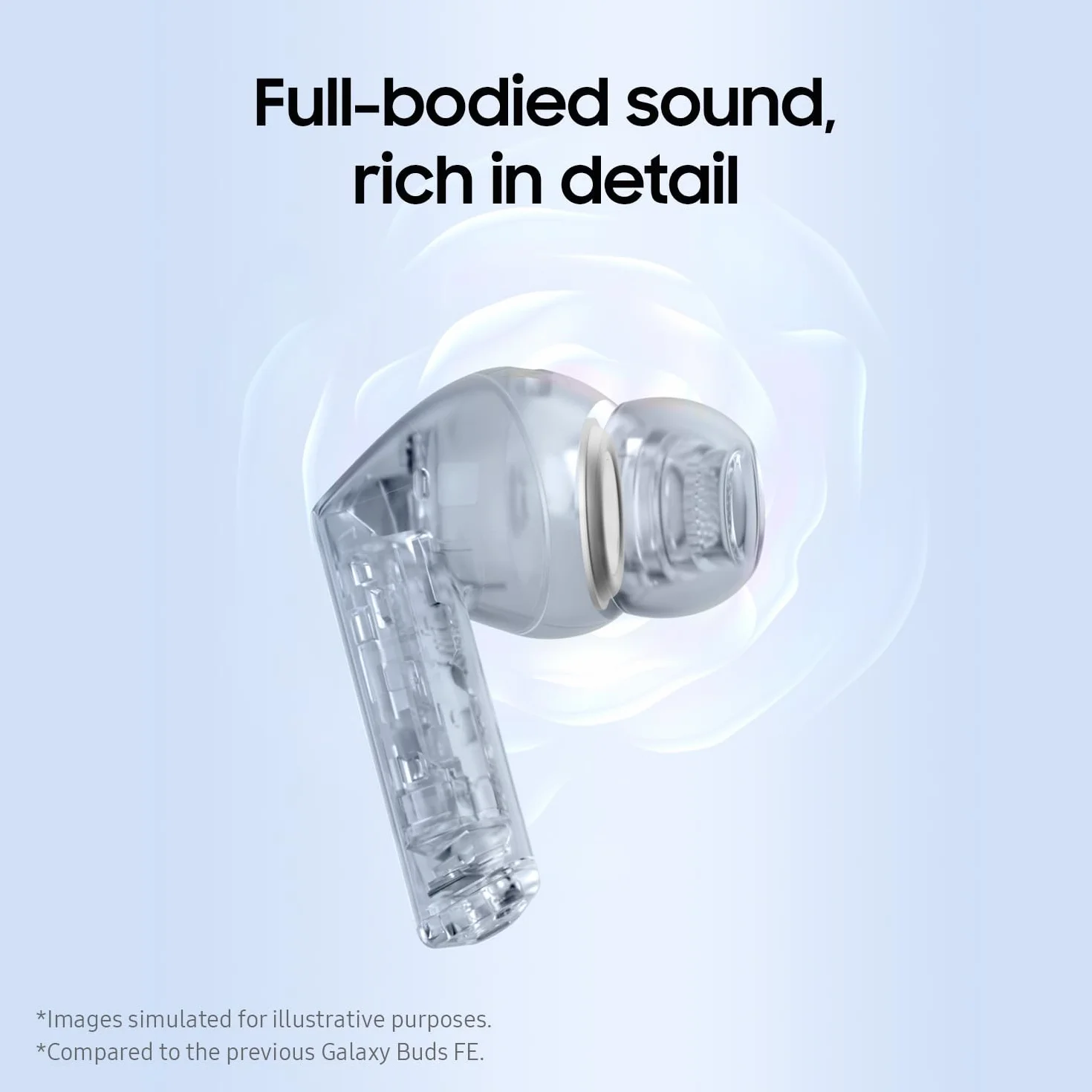 Samsung Galaxy Buds3 FE (2025, versione CAD e garanzia) - Auricolari Bluetooth grigi con traduzione live in tempo reale AI, accoppiamento e commutazione automatica, resistenza al sudore e all'acqua