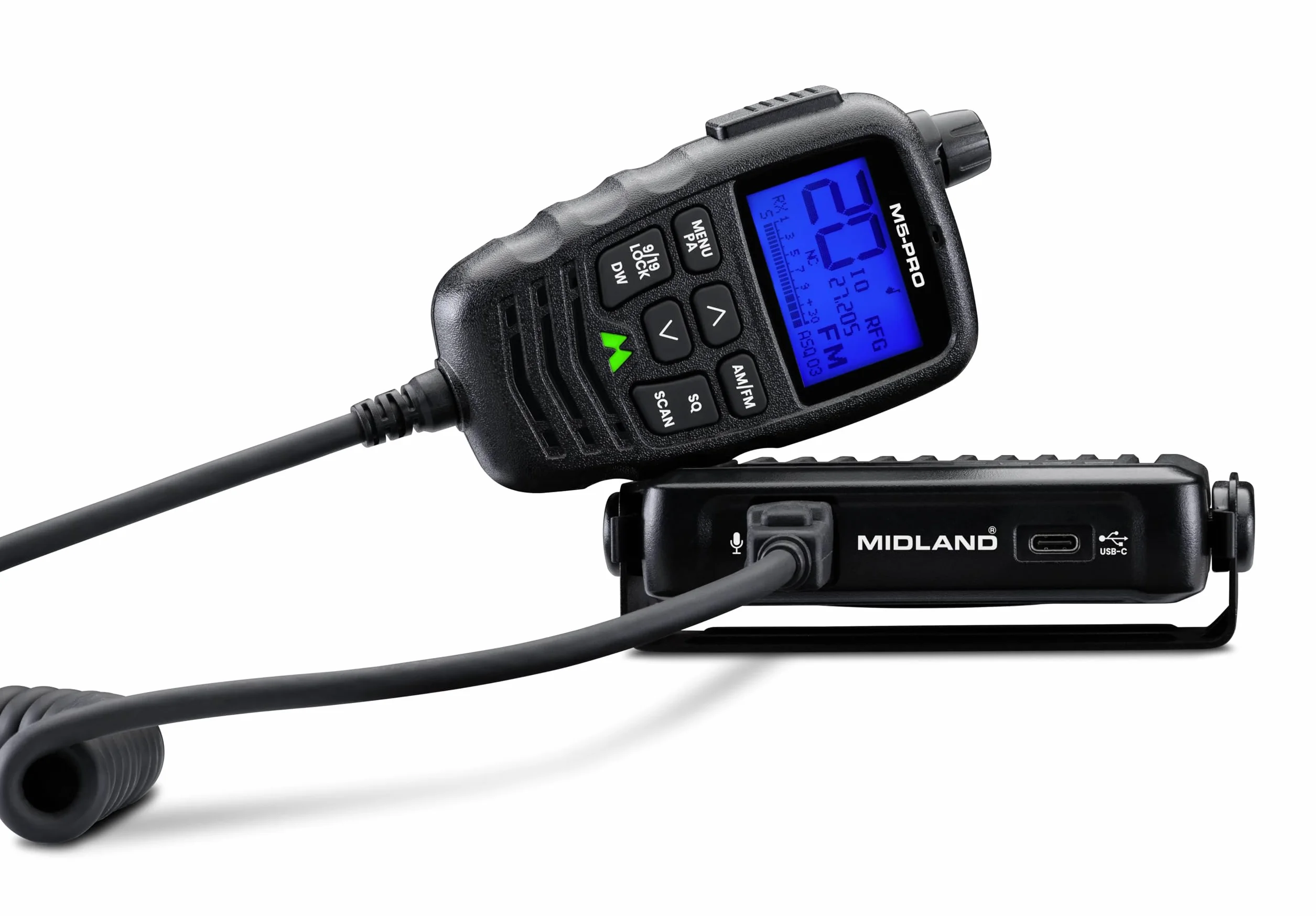 Midland M5 Pro, CB integrato nel microfono CB per Veicoli