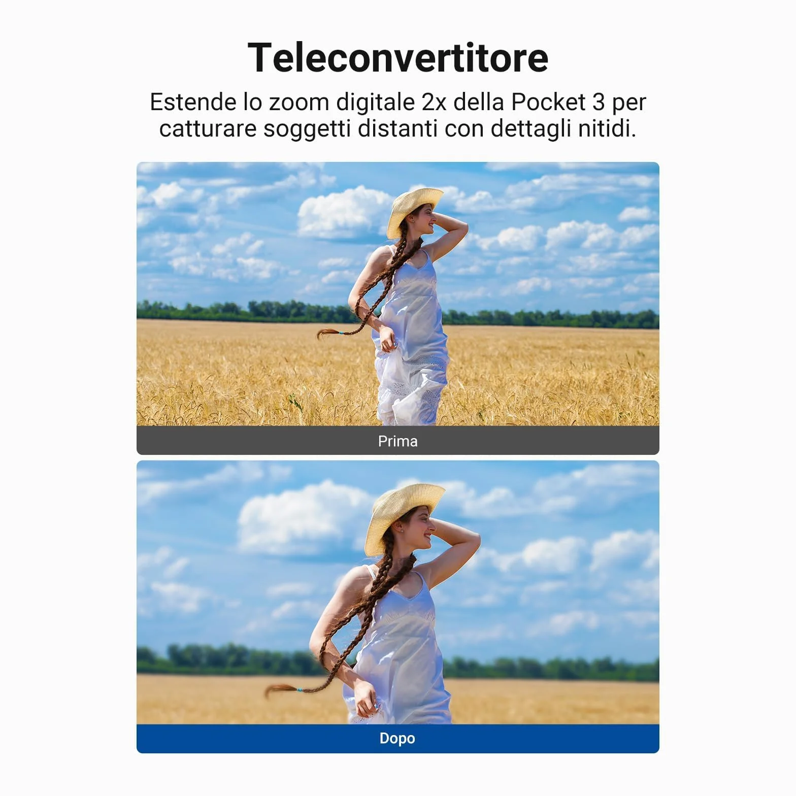 NEEWER Teleconvertitore Compatibile con DJI Osmo Pocket 3/Pocket 4/Xtra Muse, Lente Magnetica in Vetro Ottico HD Multistrato a 4 Elementi e 3 Gruppi, Accessori per Action Camera Gimbal, LS-84