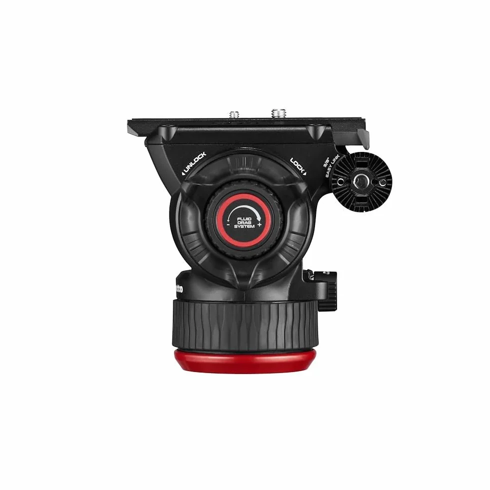 Manfrotto Kit Treppiede con Testa Video Fluida Manfrotto 504X e Treppiede Doppio Tubo in Alluminio, con Stabilizzatore Centrale, per Reflex, Mirrorless,Camcoder, con Sacca per Trasporto, Portata 12 kg