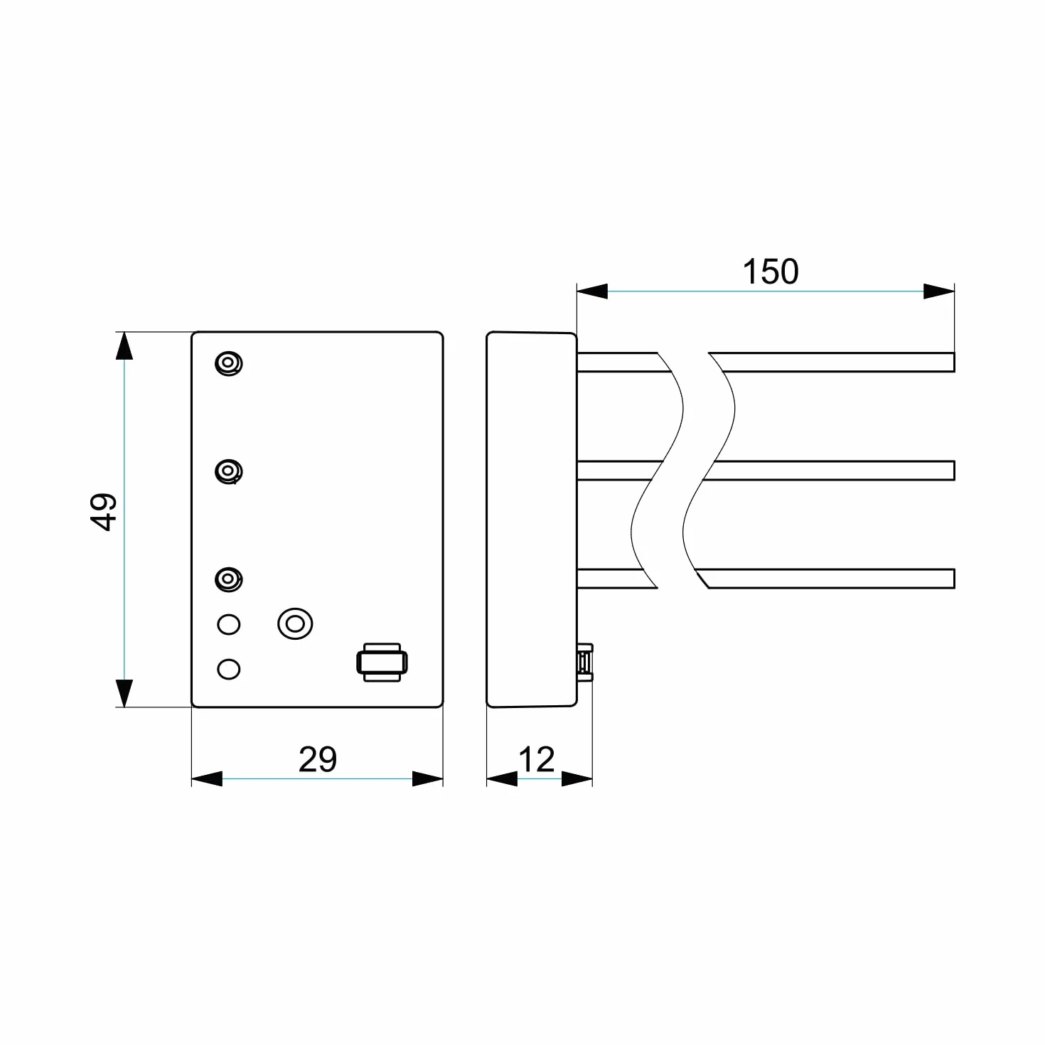 Finder 7P.36 Scaricatore di Sovratensione Tipo 3 TT TN-S Monofase DIN