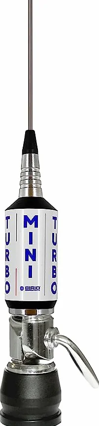 SIRIO MINI TURBO 'L' PL ANTENNA VEICOLARE PER CB LUNGHEZZA: 1650mm POTENZA MASSIMA: 1000W… (WHITE)