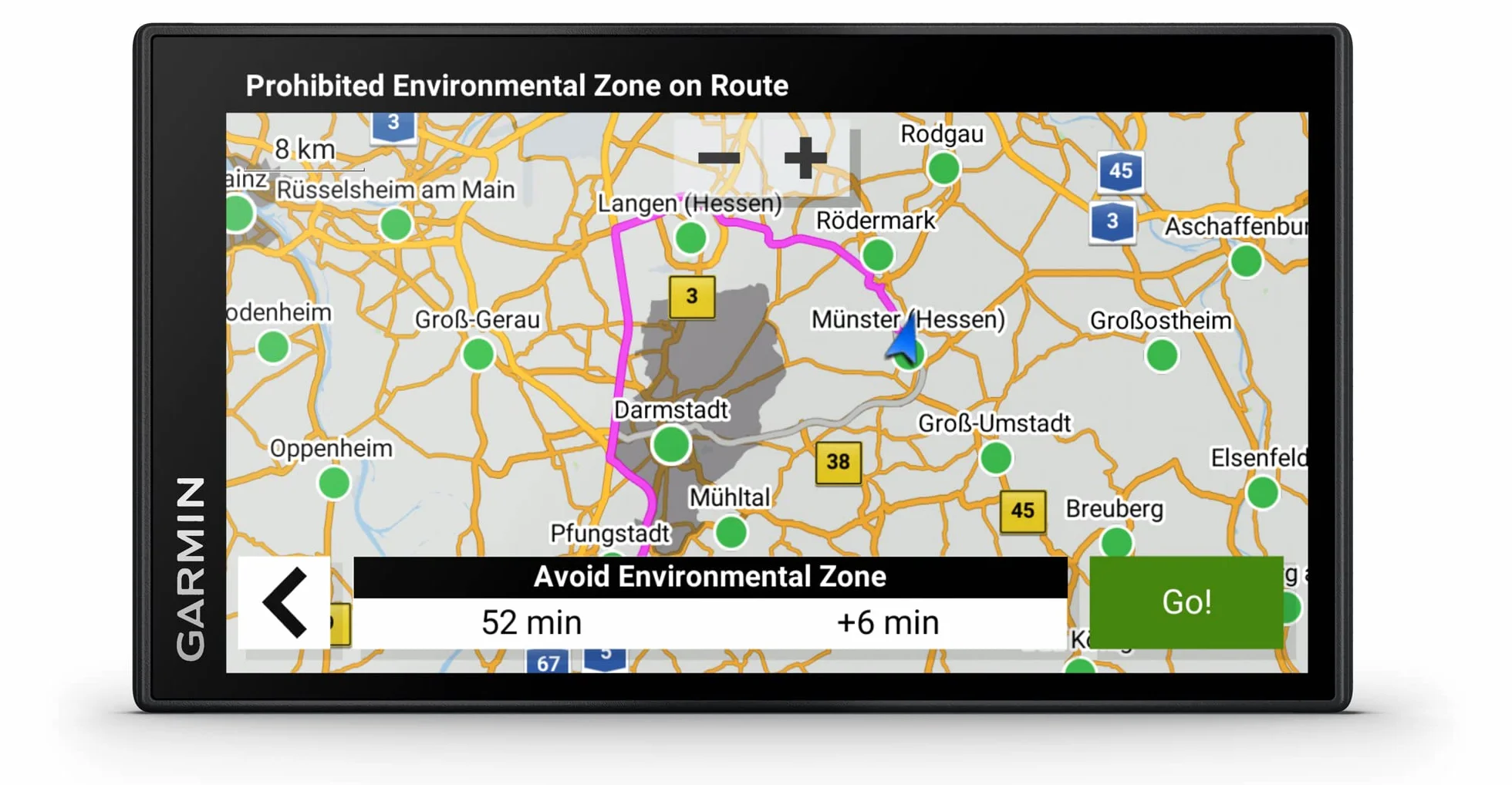 Garmin DriveSmart 66 MTD, Navigatore GPS per Auto, Display 6", Touchscreen, Mappa Europa, Traffico Digitale