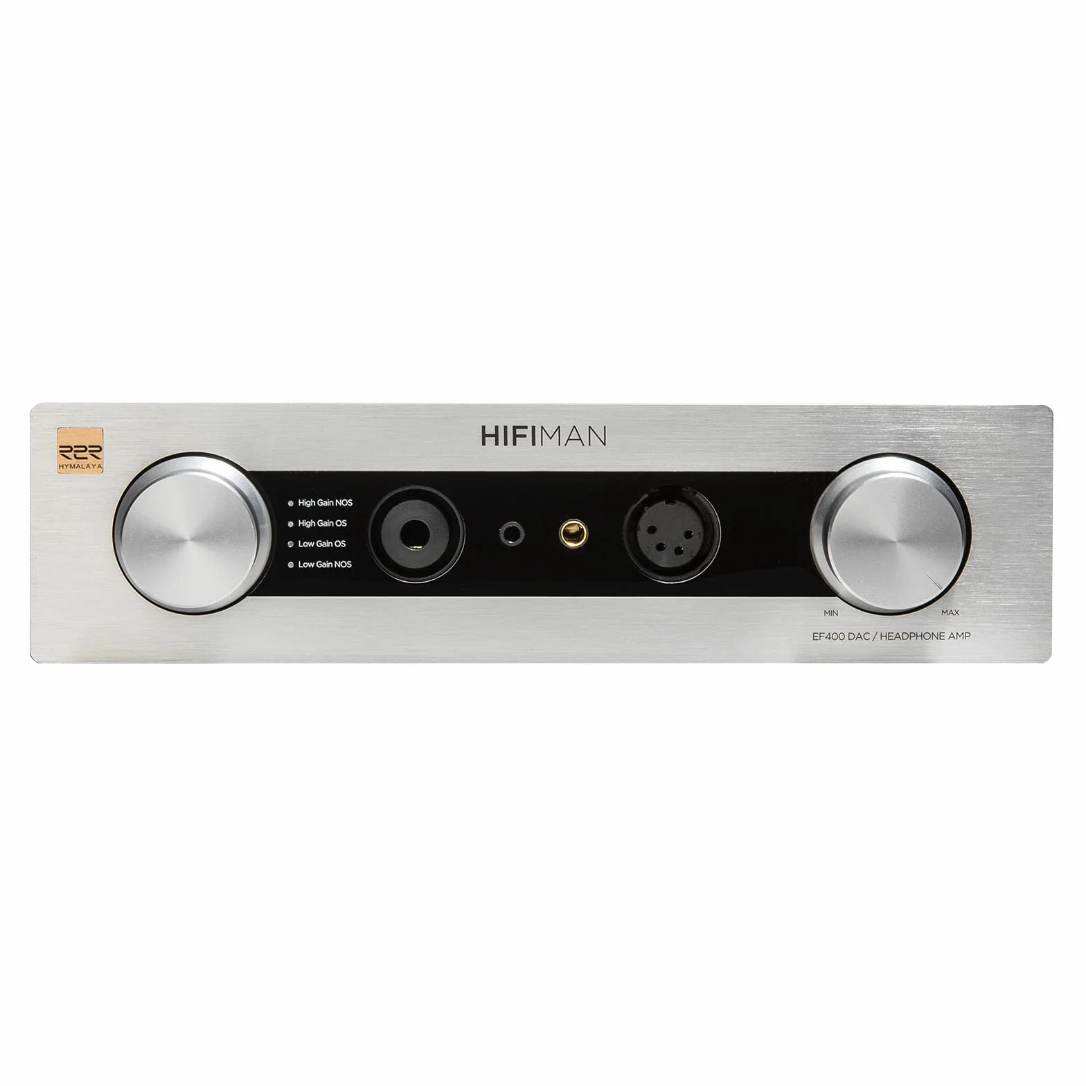 HIFIMAN DAC e amplificatore per cuffie bilanciato da tavolo EF400 con DAC Himalaya R2R, uscita 3,5/4,4/6,35 mm per audio domestico, argento