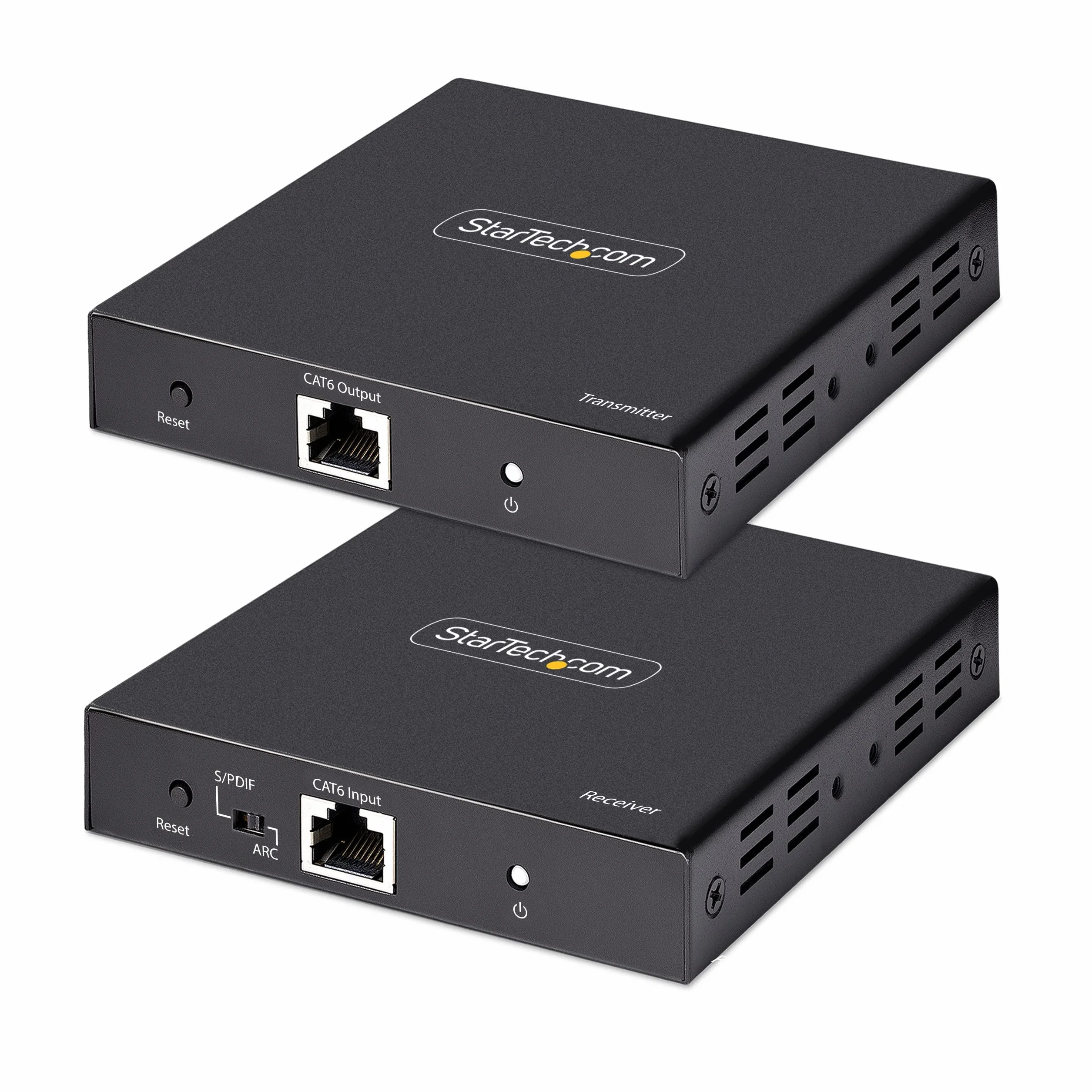 StarTech.com Estensore HDMI 4K 60Hz HDR CAT5/CAT6 fino a 70m con Uscita HDMI e S/PDIF - Kit Trasmettitore e Ricevitore
