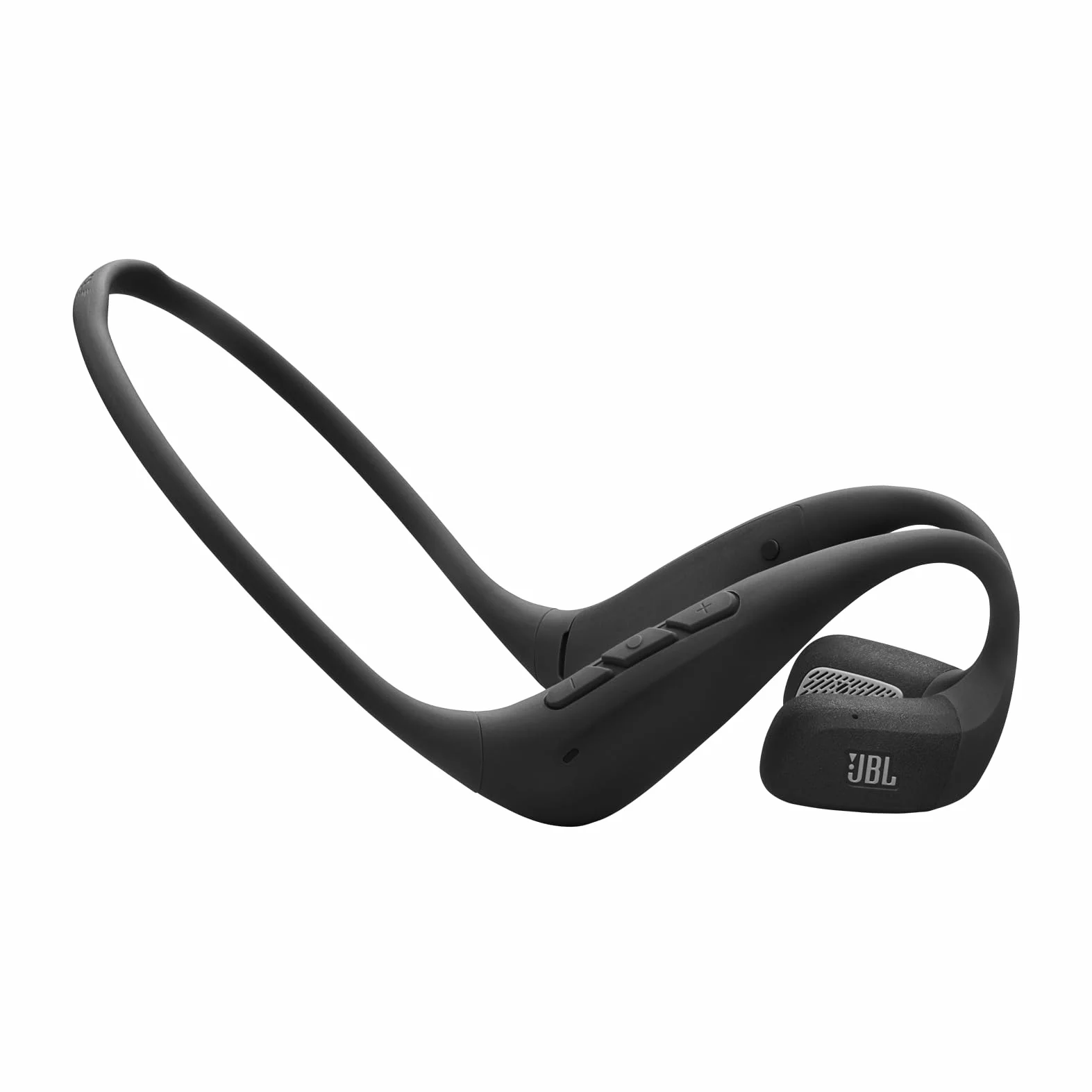 JBL Endurance Pace Cuffie Sportive Open-Ear con Bluetooth, Autonomia di 10 Ore, Archetto in Titanio Ultraleggero, Resistenza a Polvere e Acqua IP68, Tecnologia JBL OpenSound, Grigio/Nero