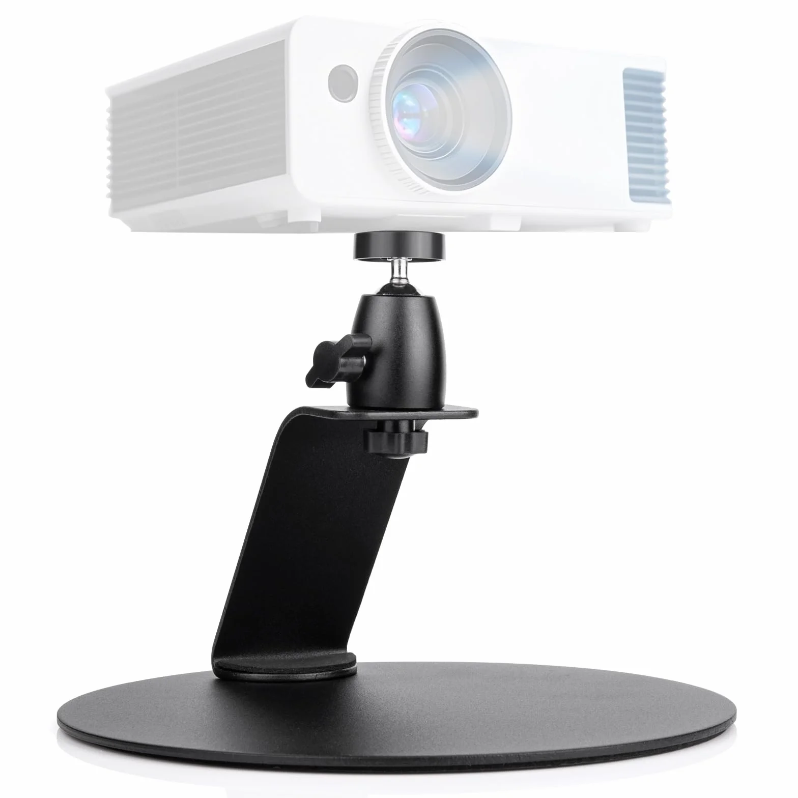 Porta Proiettore Da Tavolo, Supporto Proiettore Tavolo Con Interfaccia A Vite Da 1/4 Di Pollice, Supporto Proiettore Con Rotazione A 360°, Per Home Cinema, Sala Giochi, Ufficio (B)