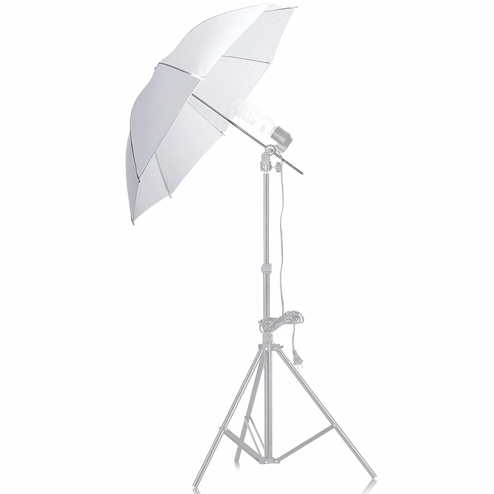 Neewer® Confezione da 2 ombrelli morbidi traslucidi bianchi da 84 cm per riprese fotografiche e video in studio