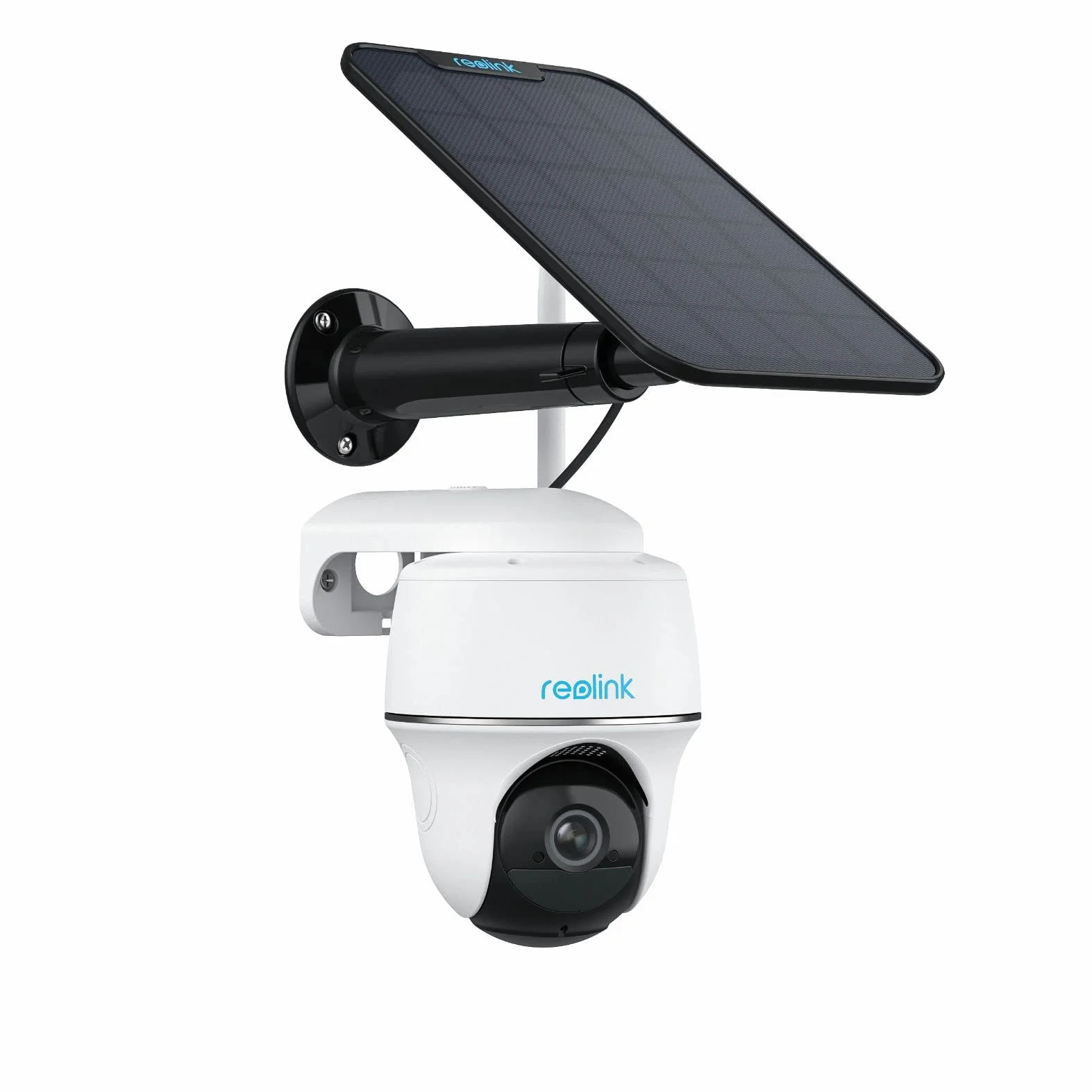 Reolink 5MP 360° PTZ Telecamera WiFi Esterno Batteria Senza Fili, Videocamera Sorveglianza Esterno Argus PT + Pannello Solare, Rilevamento Persone/Veicoli, Audio a 2 Vie(Ricondizionato)