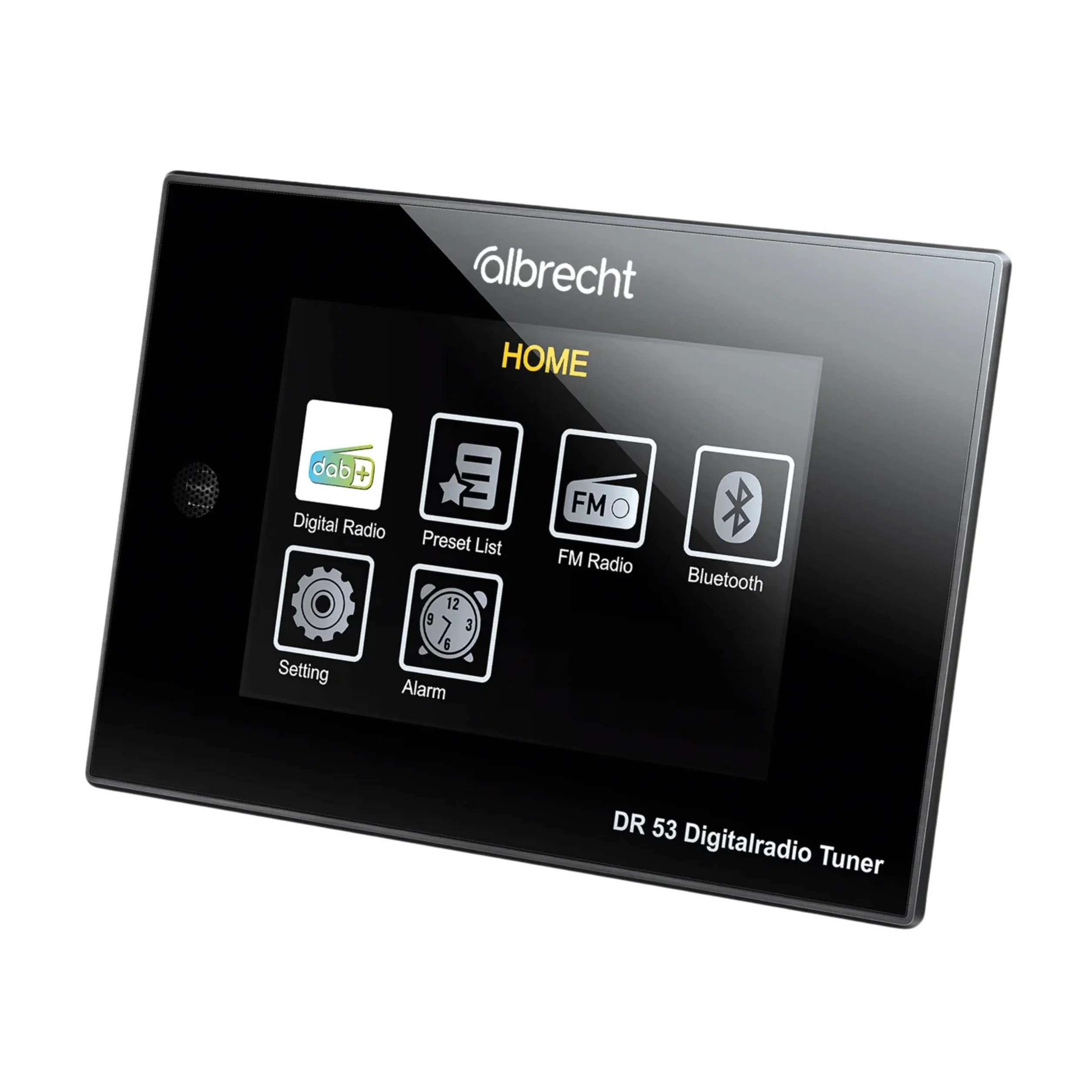 Albrecht DR 53 Sintonizzatore Radio Digitale DAB/DAB+ FM Bluetooth 4'' Display