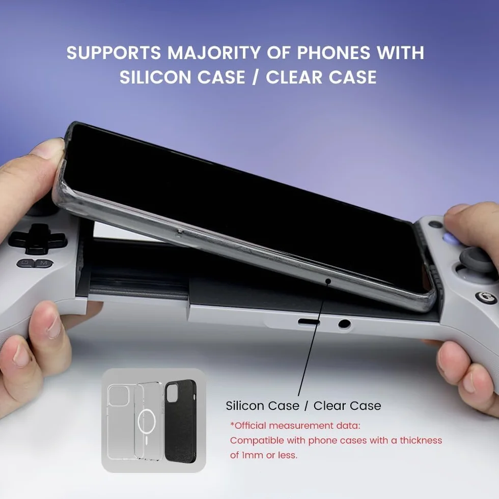 GameSir G8 Galileo Controller Mobile per Android e iPhone Serie 15 (USB-C) - Joystick e Trigger Effetto Hall, Jack Audio 3.5mm - Gioca a Xbox, PlayStation e Diablo Immortal