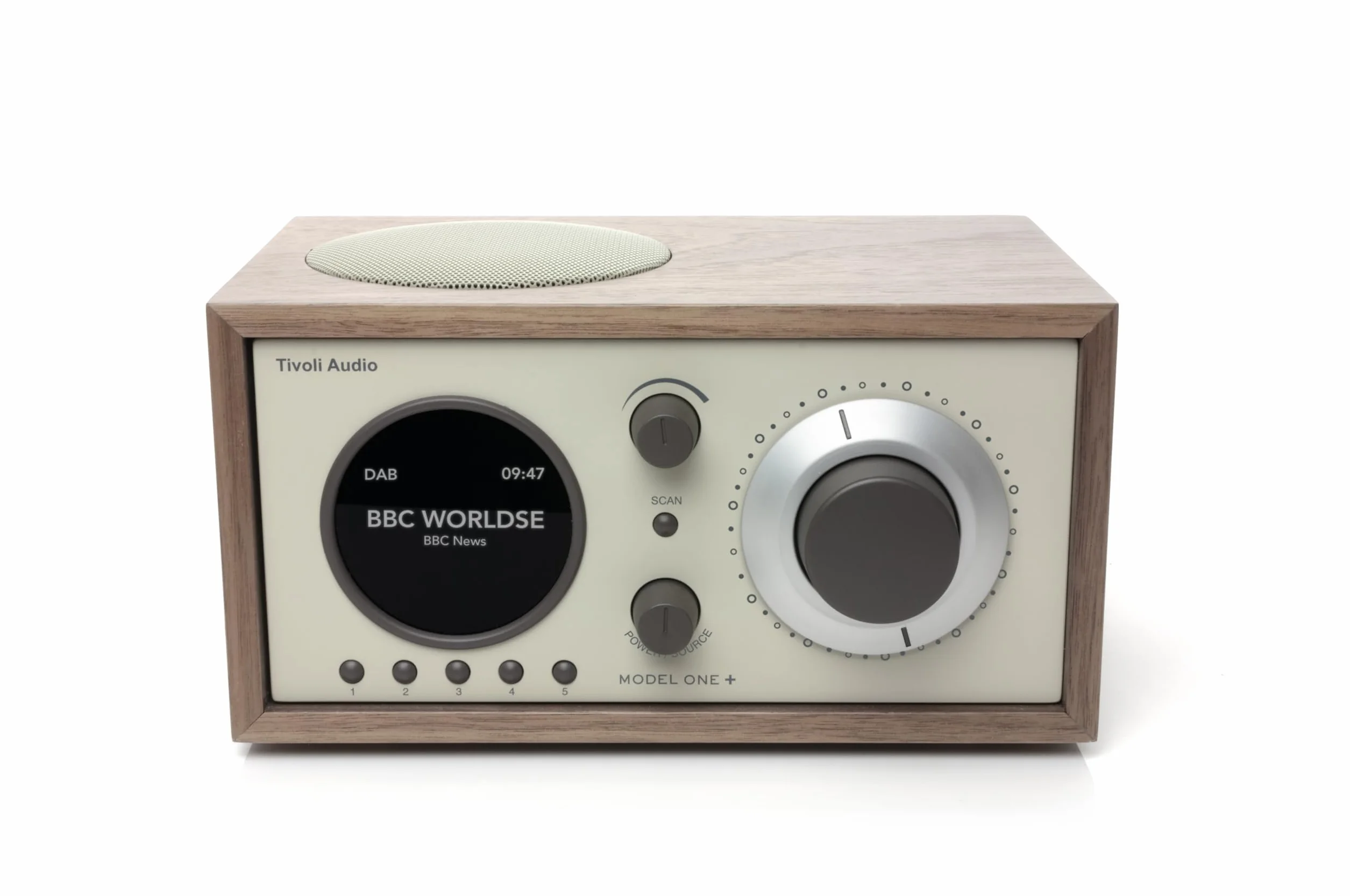 Tivoli Audio Model One+ FM/DAB/DAB+ Bluetooth Radio (Noce/Beige)