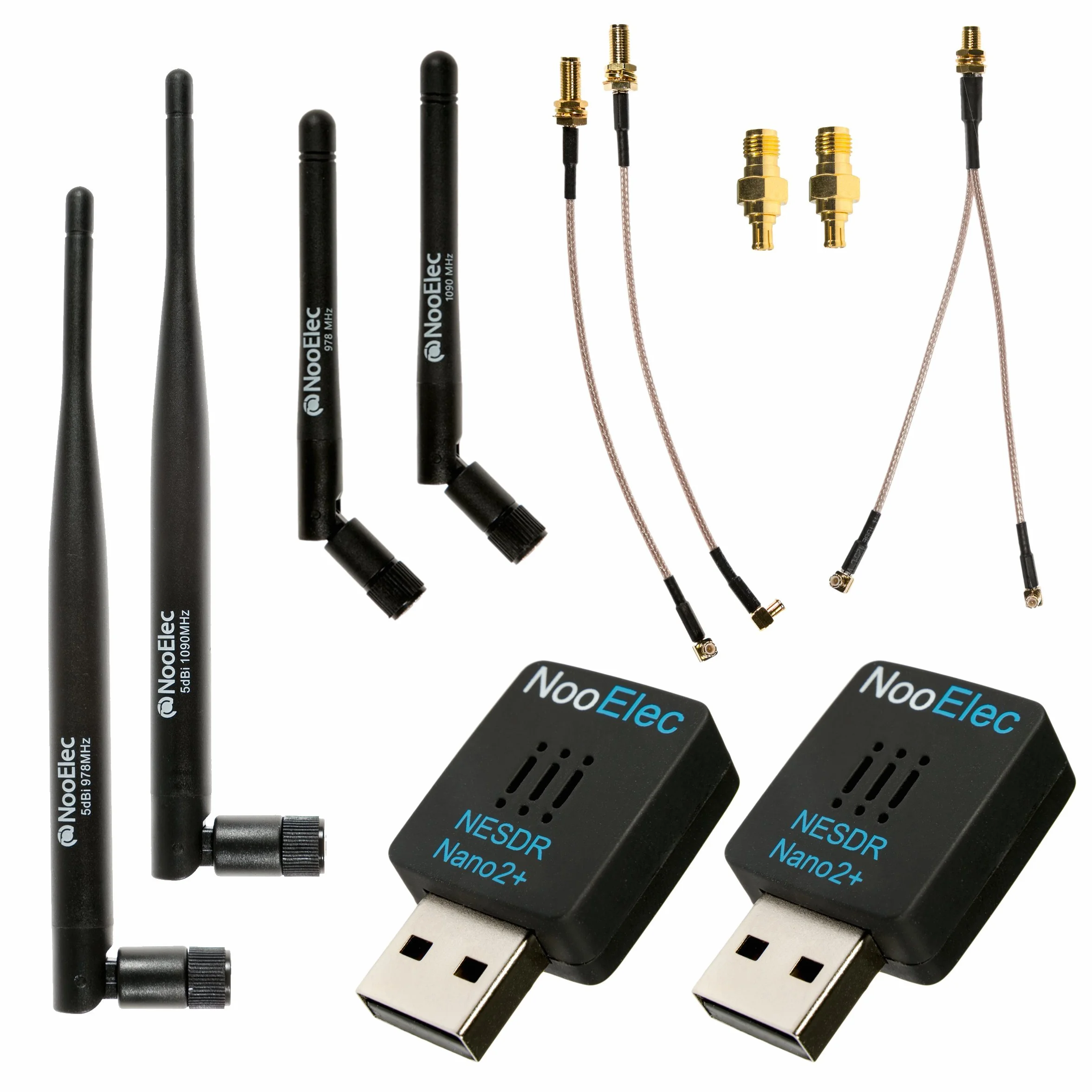 NESDR Nano 2+ Dual-Band ADS-B Bundle con Antenne 978MHz 1090MHz e TCXO SDR
