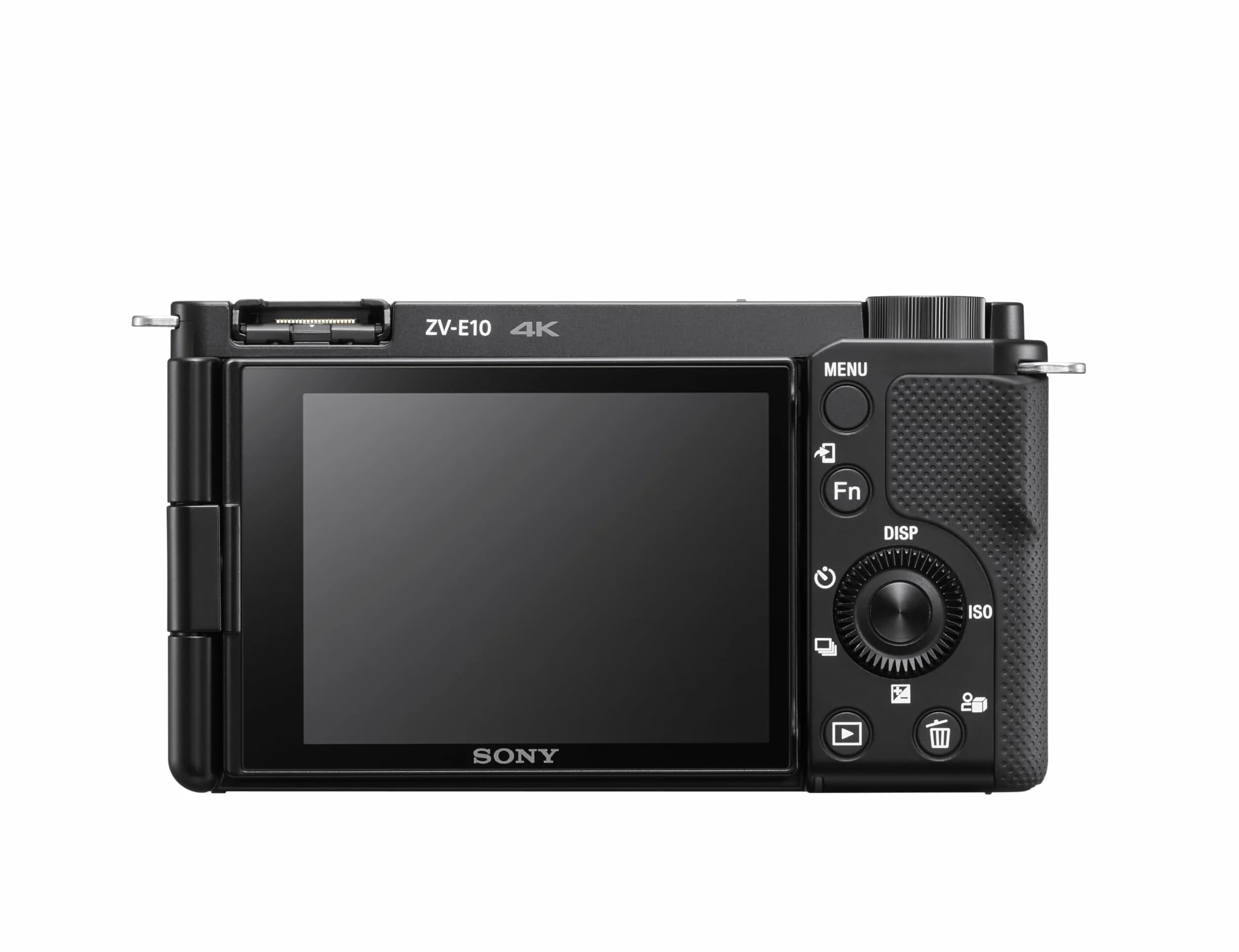 Sony Alpha ZV-E10K: mirrorless APS-C con obiettivo intercambiabile Power Zoom 16-50mm f/3.5-5.6 II, schermo orientabile, video 4K e autofocus oculare in tempo reale, ideale per vlogging.
