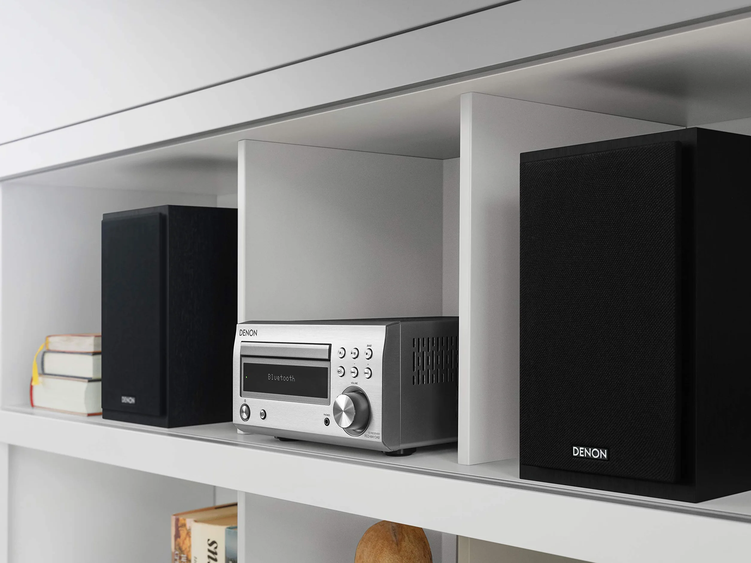 Denon RCD-M41 DAB SIL Lettore Sintonizzatore DAB, Grigio