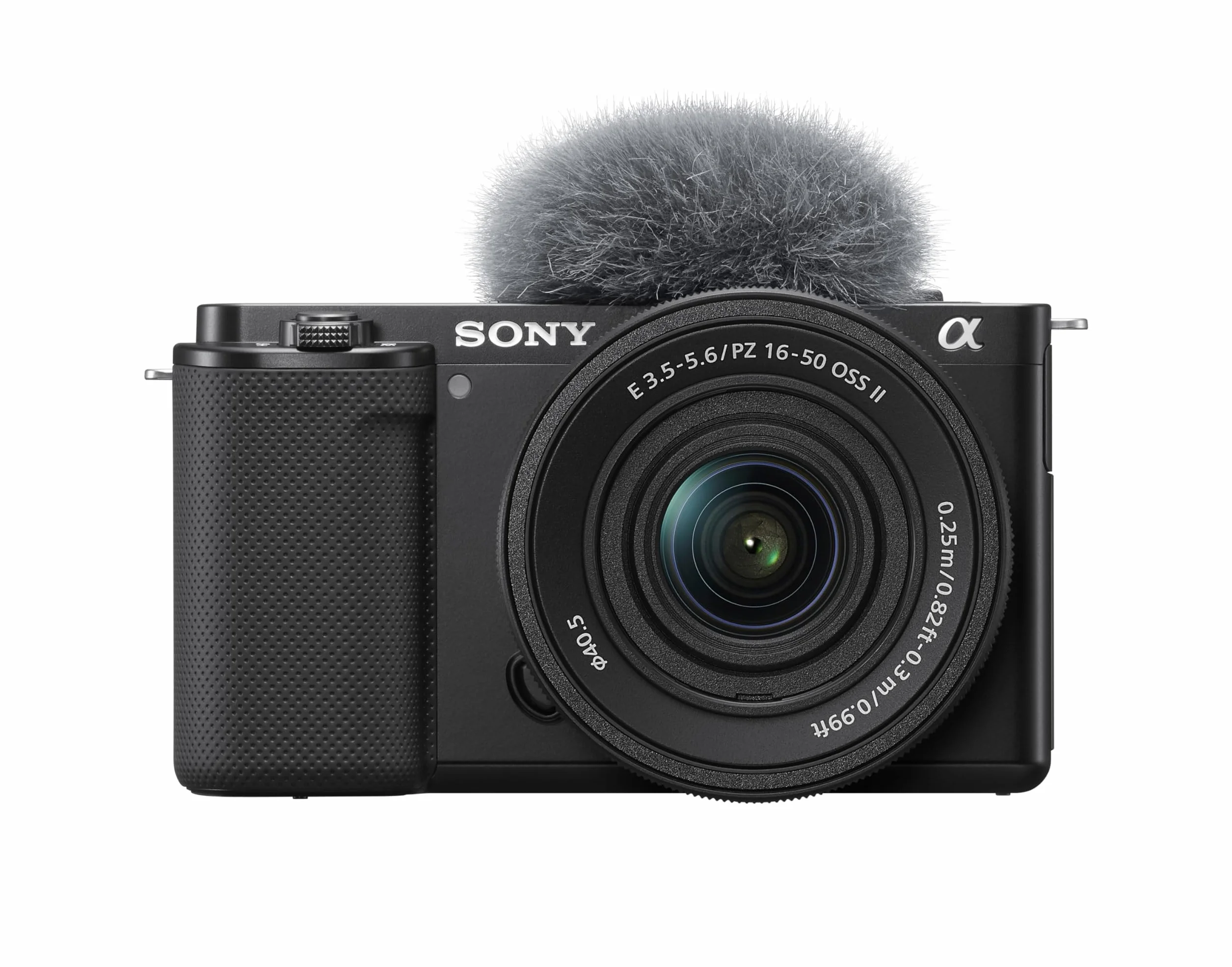Sony Alpha ZV-E10K: mirrorless APS-C con obiettivo intercambiabile Power Zoom 16-50mm f/3.5-5.6 II, schermo orientabile, video 4K e autofocus oculare in tempo reale, ideale per vlogging.
