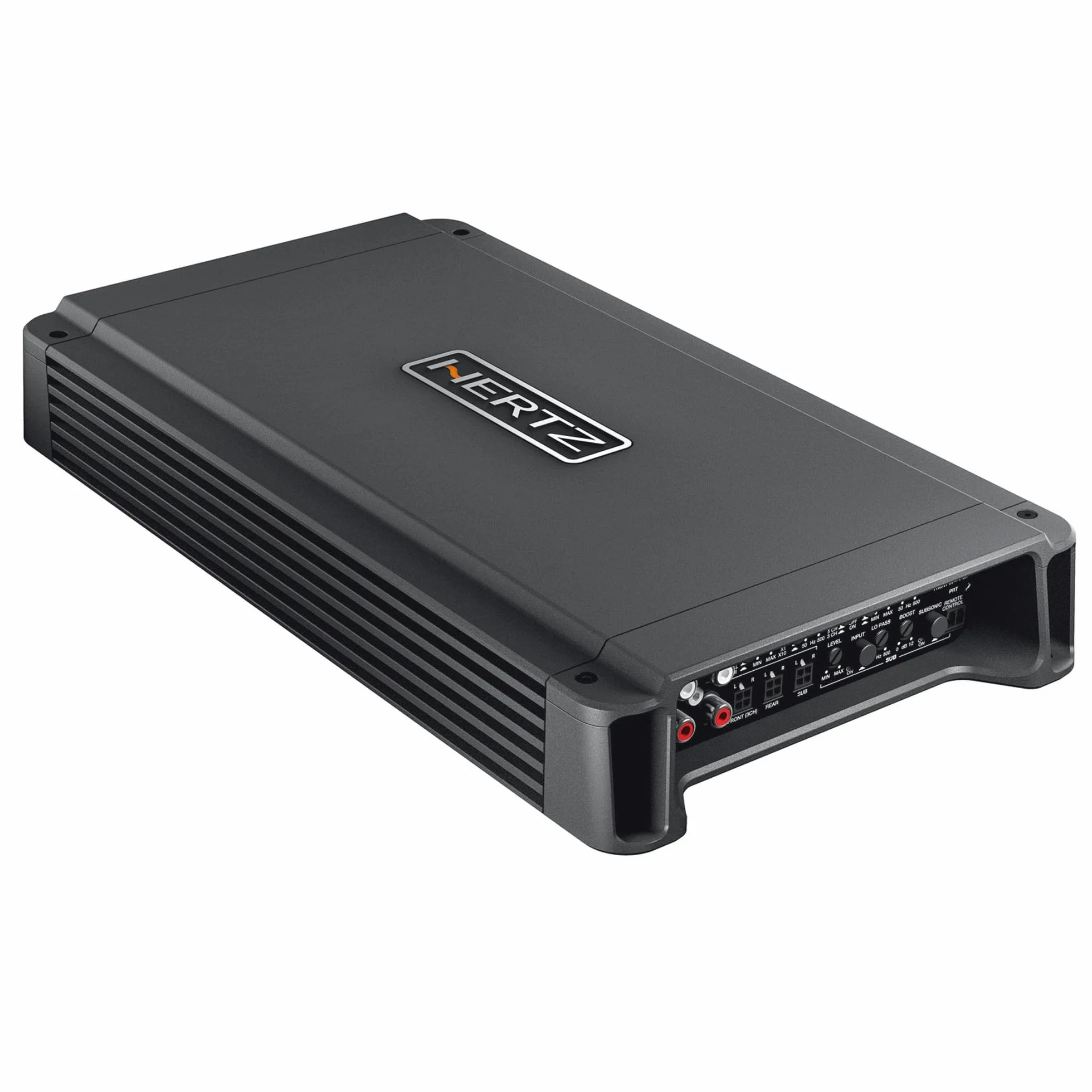 Hertz HCP 5D - Amplificatore 5 canali Classe D 4x105W + 1x330W (2Ω), Potenza dinamica e precisione per impianti audio auto