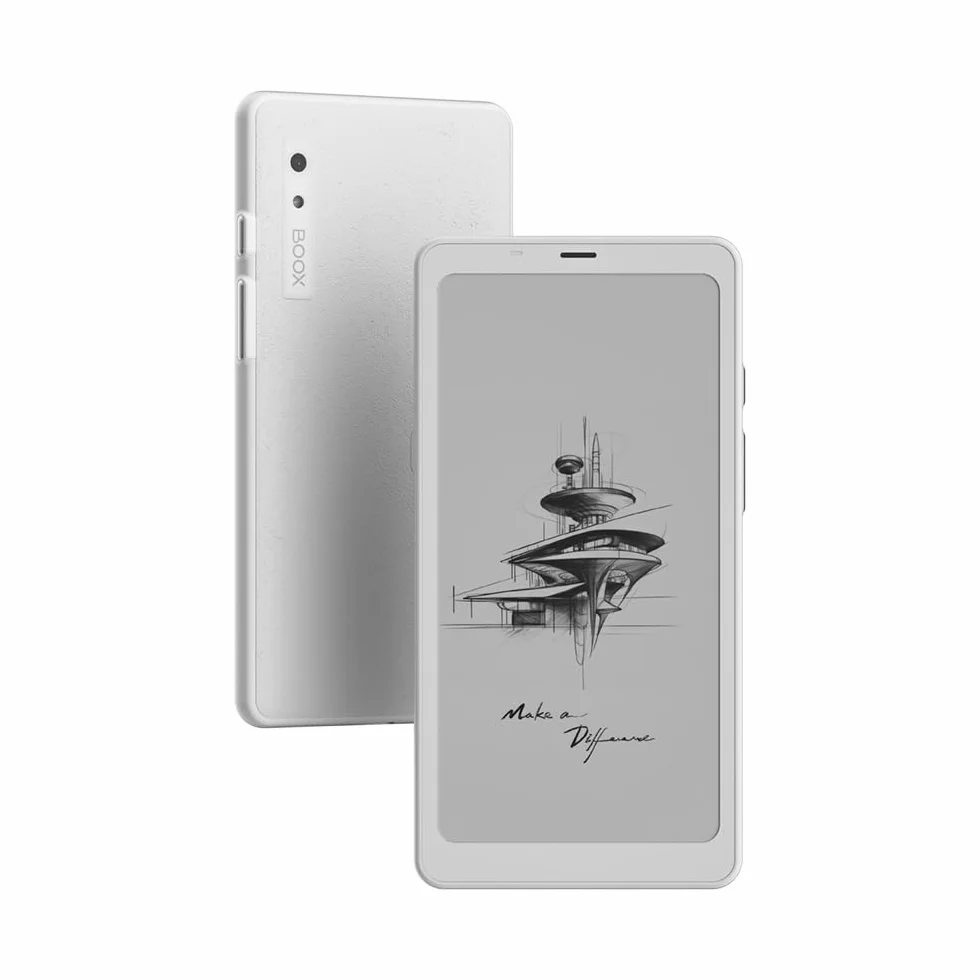 BOOX Palma 6.13" Mobile eCarta Reader 128 GB Android 11 Luce E-Ink Fotocamera (Bianco)