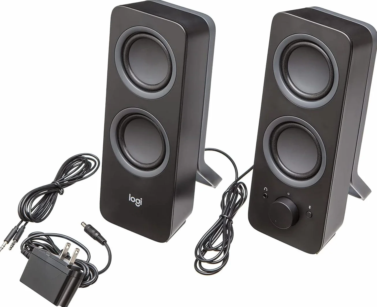 Logitech Z207 Altoparlanti per PC Wireless Bluetooth, Audio Stereo, 10 Watt, Ingresso Audio 3,5 mm, Jack per Cuffie, Multidispositivo, Easy Switch, Presa EU, ‎PC/TV/Smartphone/Tablet - Nero