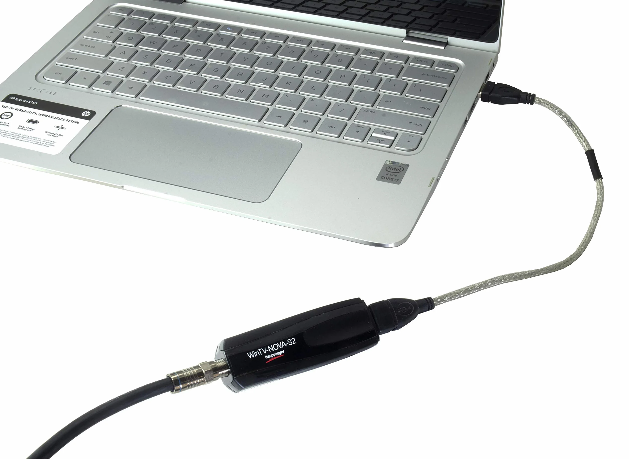 Hauppauge WinTV-Nova-S2 01676 - Sintonizzatore TV USB digitale satellitare HD DVB-S2 e DVB-S per laptop o PC