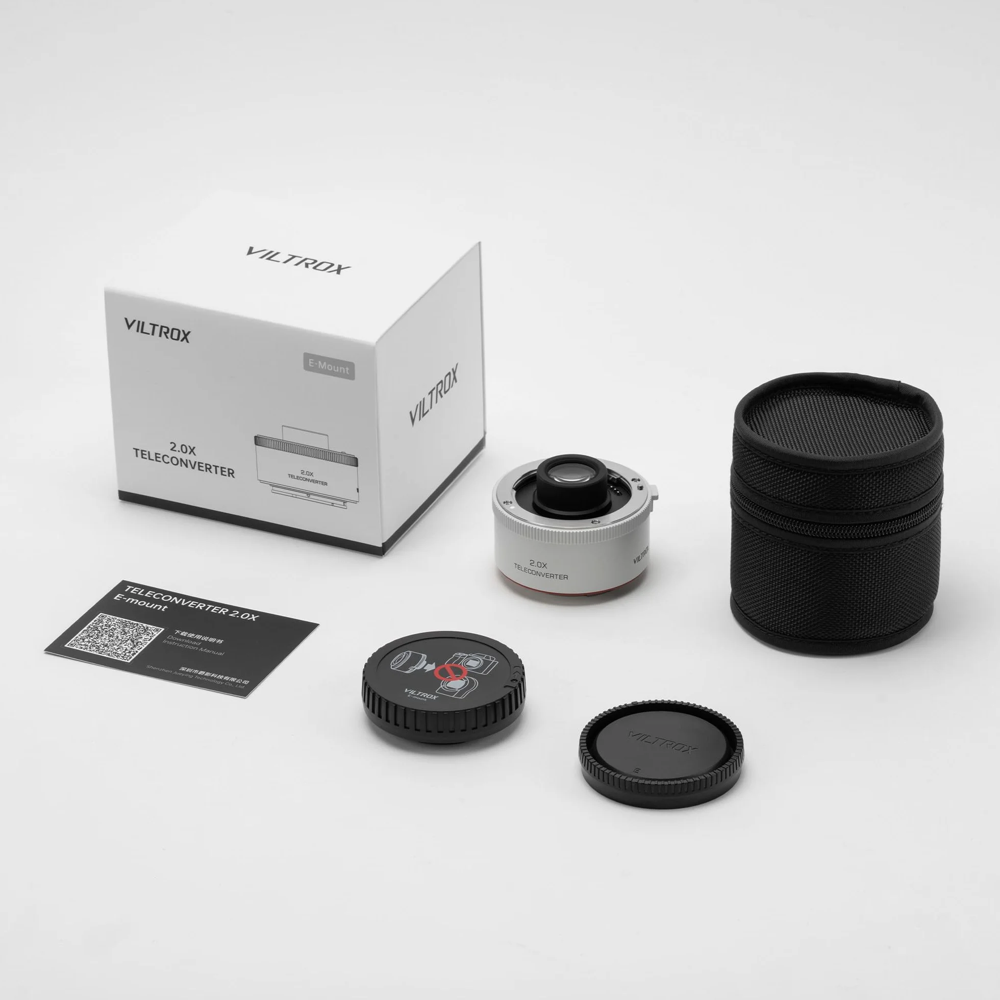 VILTROX TC-2.0X, 2x Teleconvertitore Obiettivo per Sony, Auto Focus Teleconverter Lens per Sony FE Obiettivi 70-200gmii 70-200gii 100-400gm 200-600g 400F28gm 300F28gm VILTROX 135mm F1.8 LAB FE