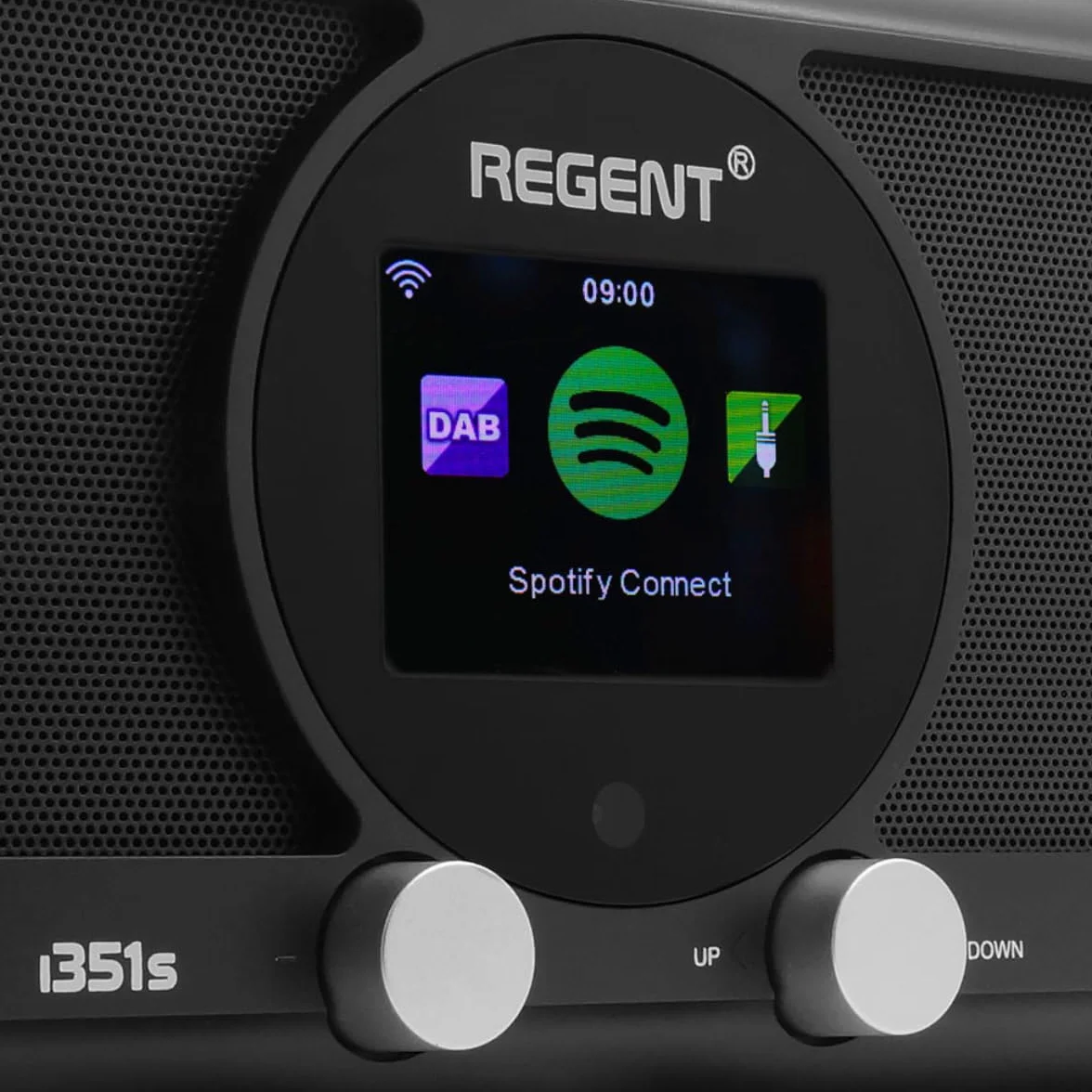 Ferguson Regent i351s Radio Internet DAB+ Wi-Fi Bluetooth Spotify Connect Hi-Fi FM Czarny