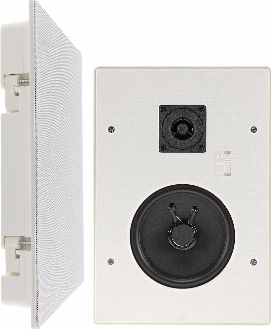 ChiliTec Altoparlante da Incasso 2 Vie 120 Watt 34 mm Bianco