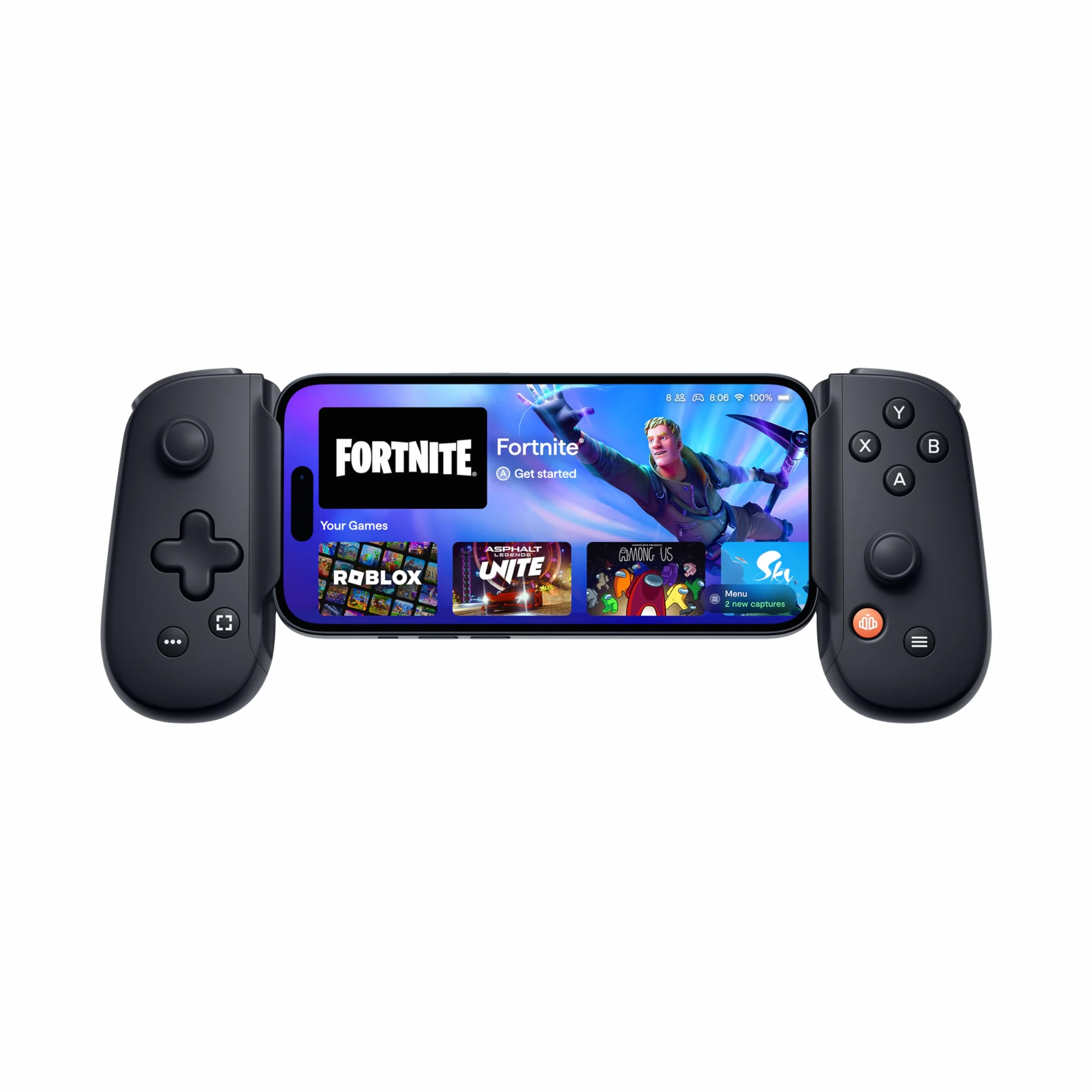 BACKBONE One Mobile Gaming Controller per iPhone (Lightning) - 2nd Gen - Trasforma il tuo iPhone in una console di gioco - Gioca a Xbox, PlayStation, PC e App Store (3 mesi di Apple Arcade inclusi)