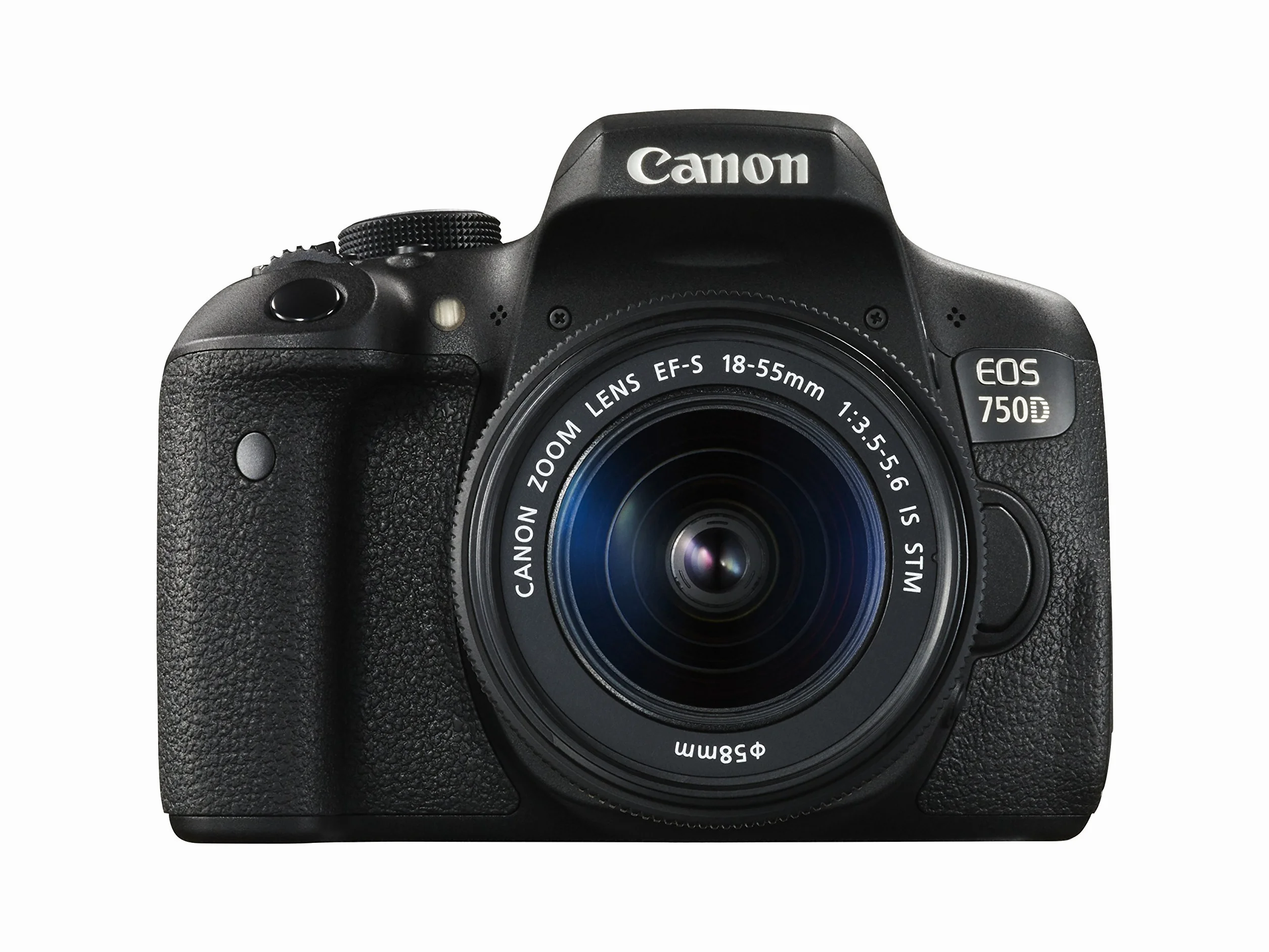Canon EOS 750D Kit Fotocamera Reflex Digitale da 24 Megapixel con Obiettivo EF-S 18-55 mm IS STM, Nero/Antracite