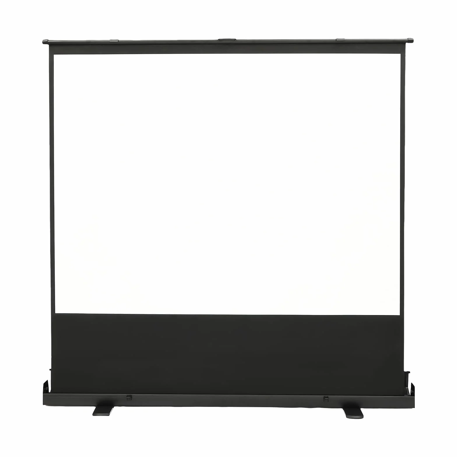 Schermo per proiettore con treppiede, 203 cm, estensibile, portatile, 4:3, con gambe di supporto a forma di X e sistema di molle a gas, per esterni, campeggio, home theatre